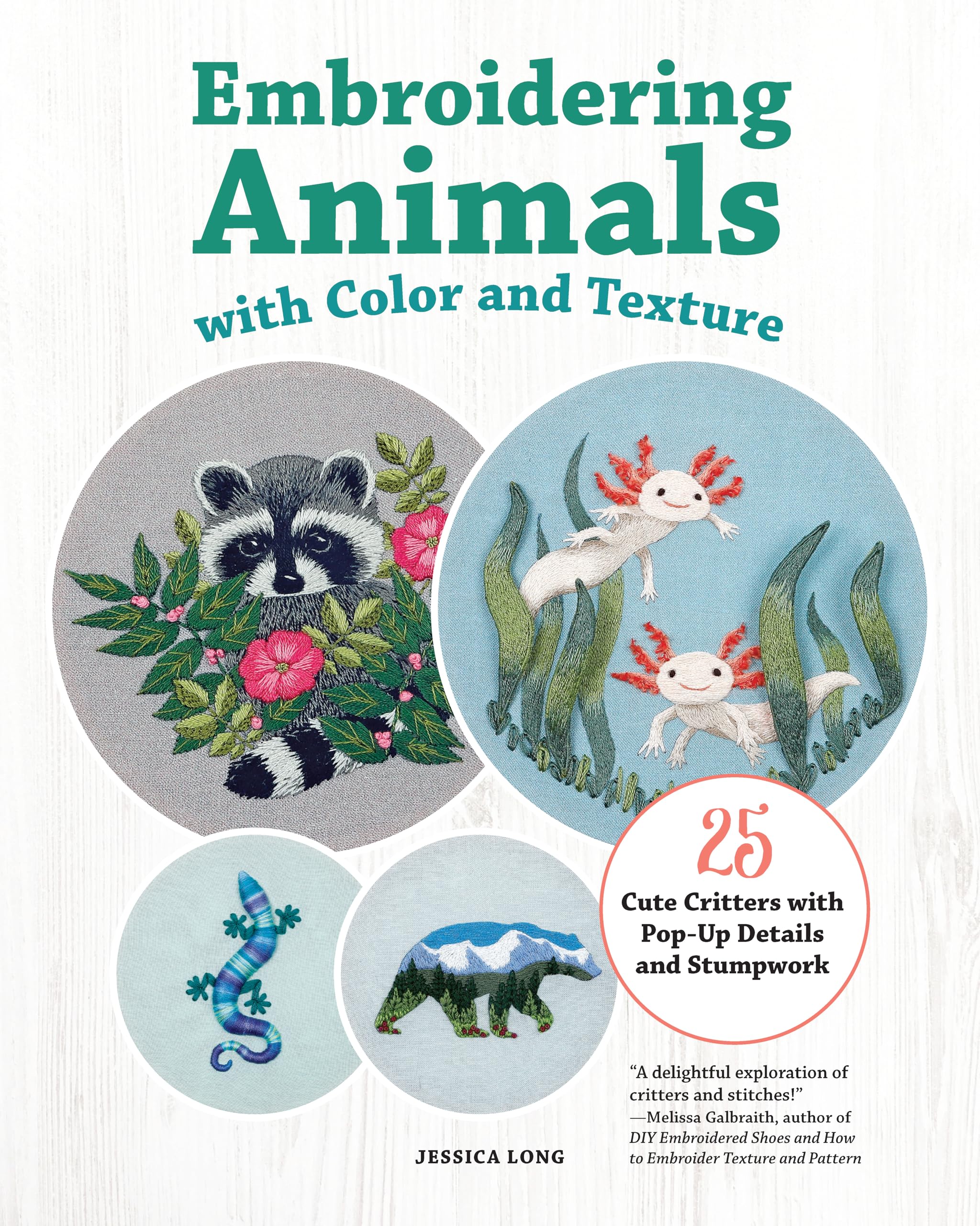 Embroidering Animals with Color and Texture Hobbies & Crafts