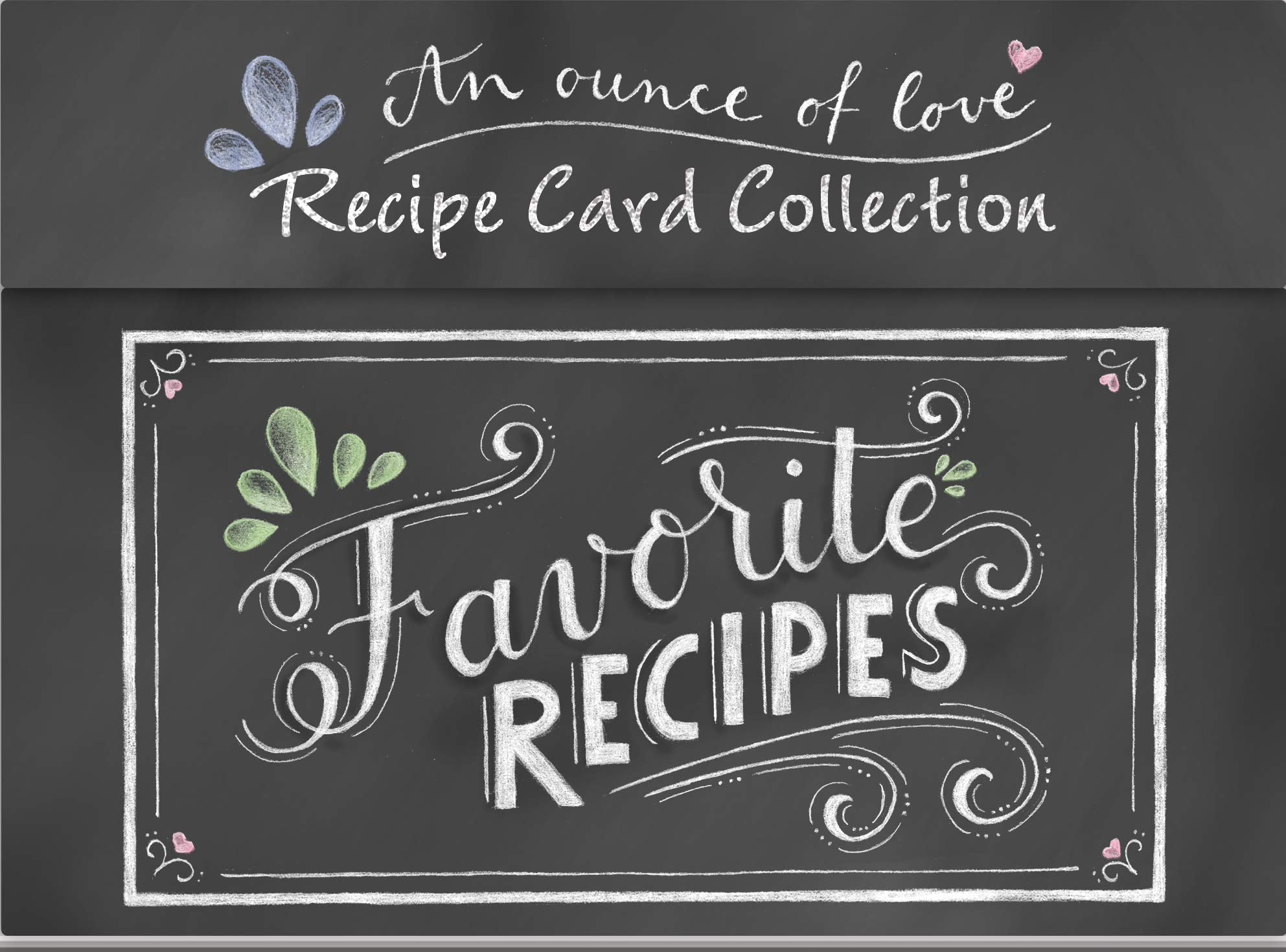 Favorite Recipes - Recipe Card Collection Tin Hobbies & Crafts