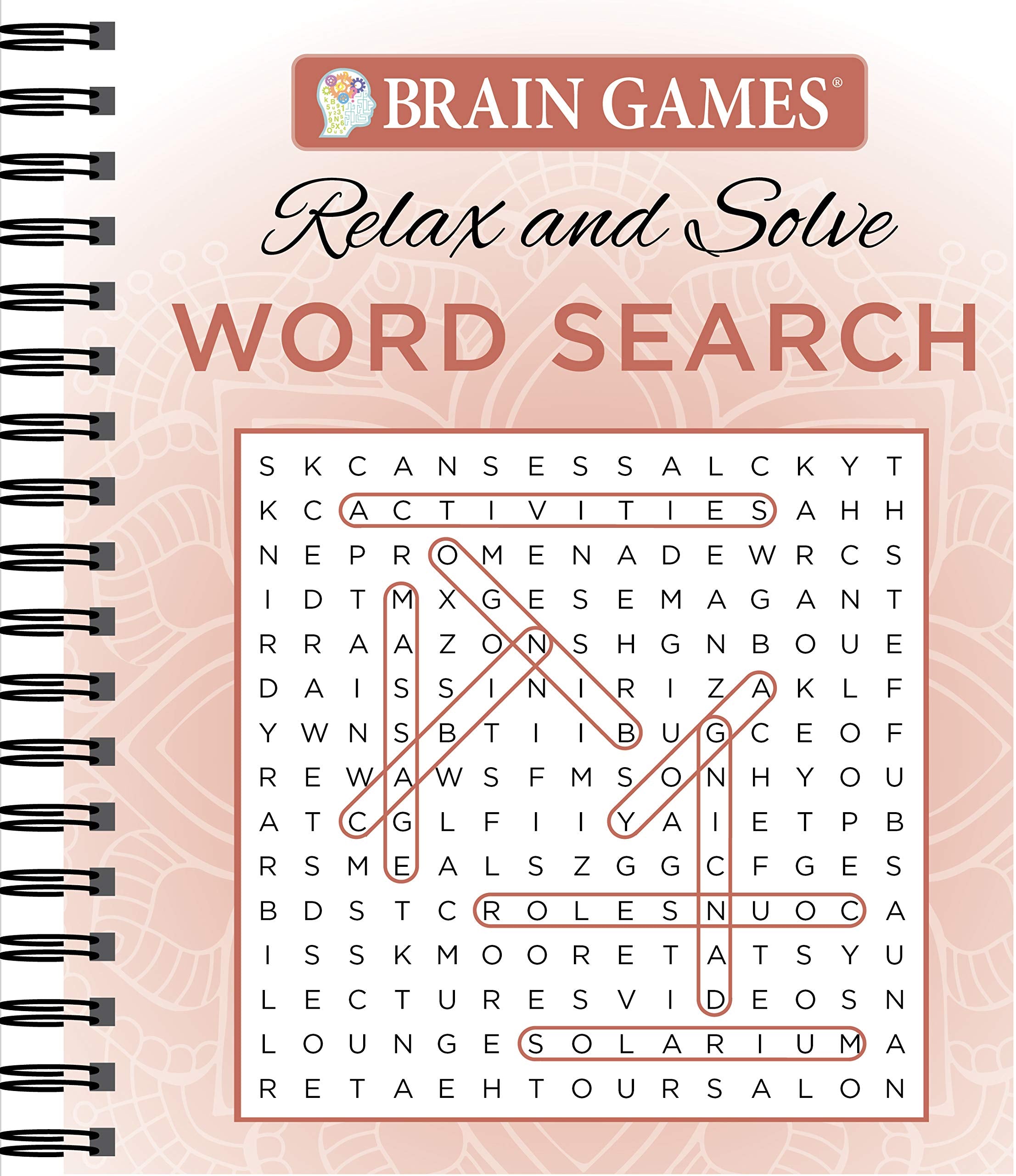 Brain Games Relax & Solve Word Search (Brain Games - Relax and Solve) Leisure & Fun