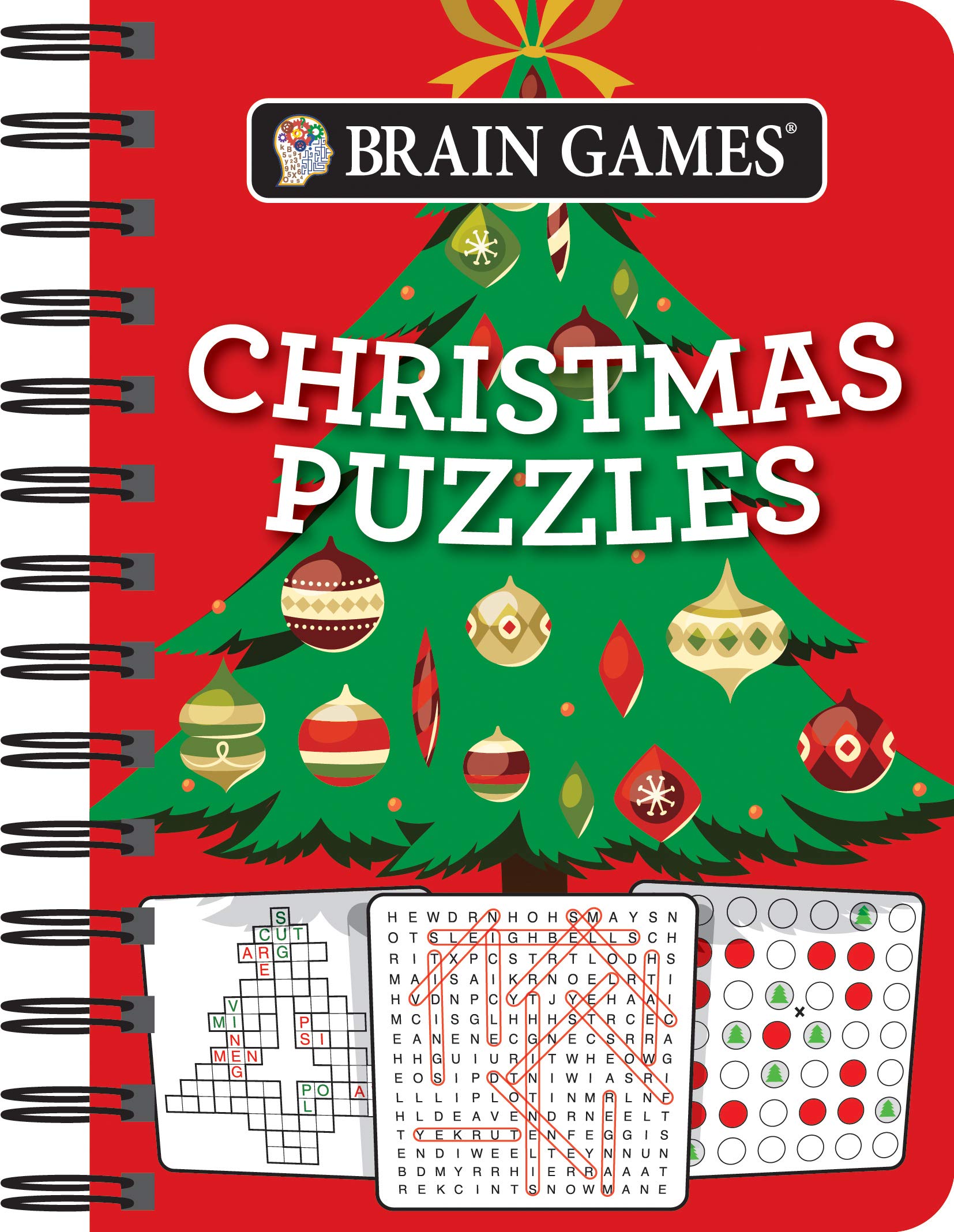 Brain Games - To Go - Christmas Puzzles (Christmas Tree Cover) Hobbies & Crafts