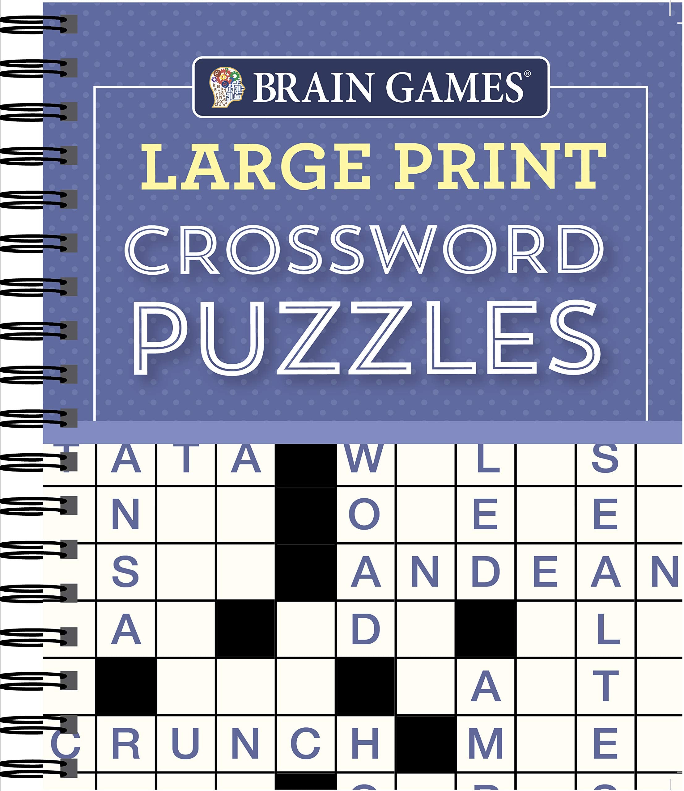 Brain Games Large Print Crossword Puzzles Leisure & Fun