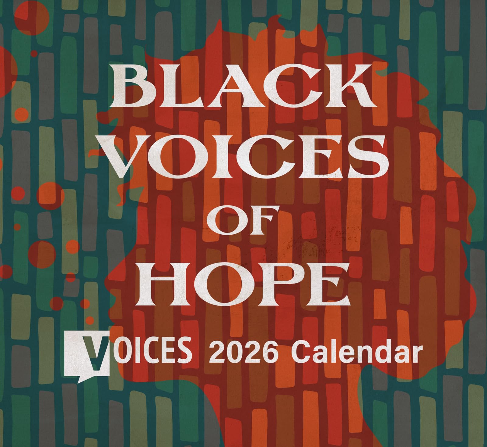 Black VOICES of Hope 2026 Inspirational Wall Calendar Politics & History