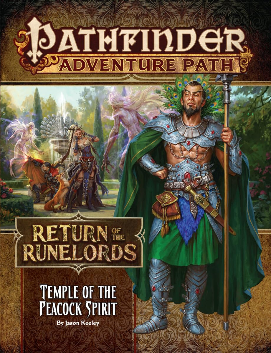 Pathfinder Adventure Path: Temple of the Peacock Spirit (Return of the Runelords 4 of 6) Manga