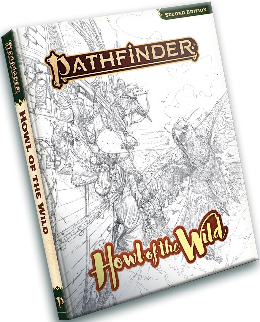 Pathfinder RPG: Howl of the Wild Sketch Cover Edition (P2) Books