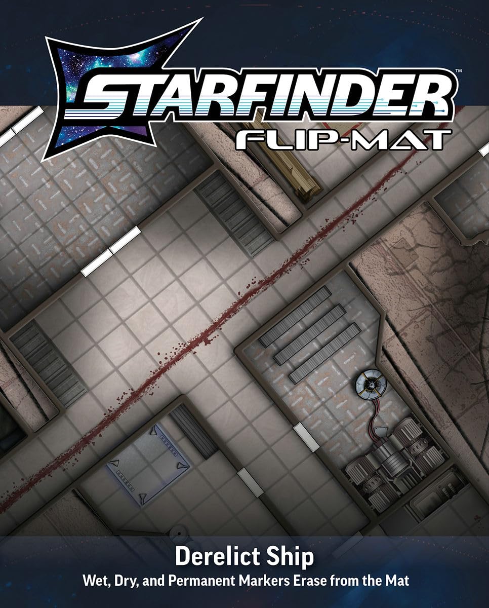 Starfinder Flip-Mat: Derelict Starships Leisure & Fun