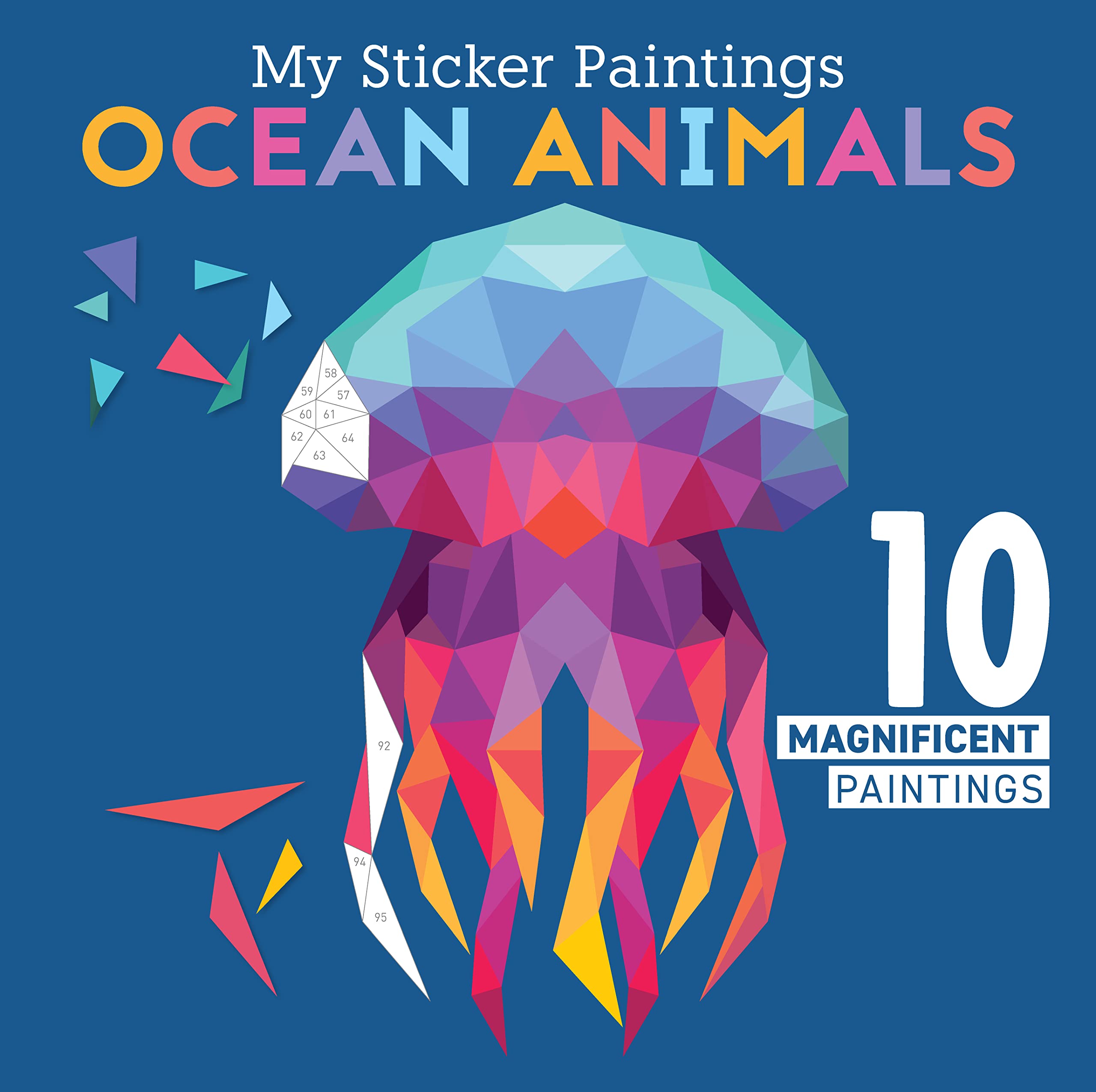 Ocean Animals: 10 Magnificent Paintings (My Sticker Painting) Novels & Short Stories