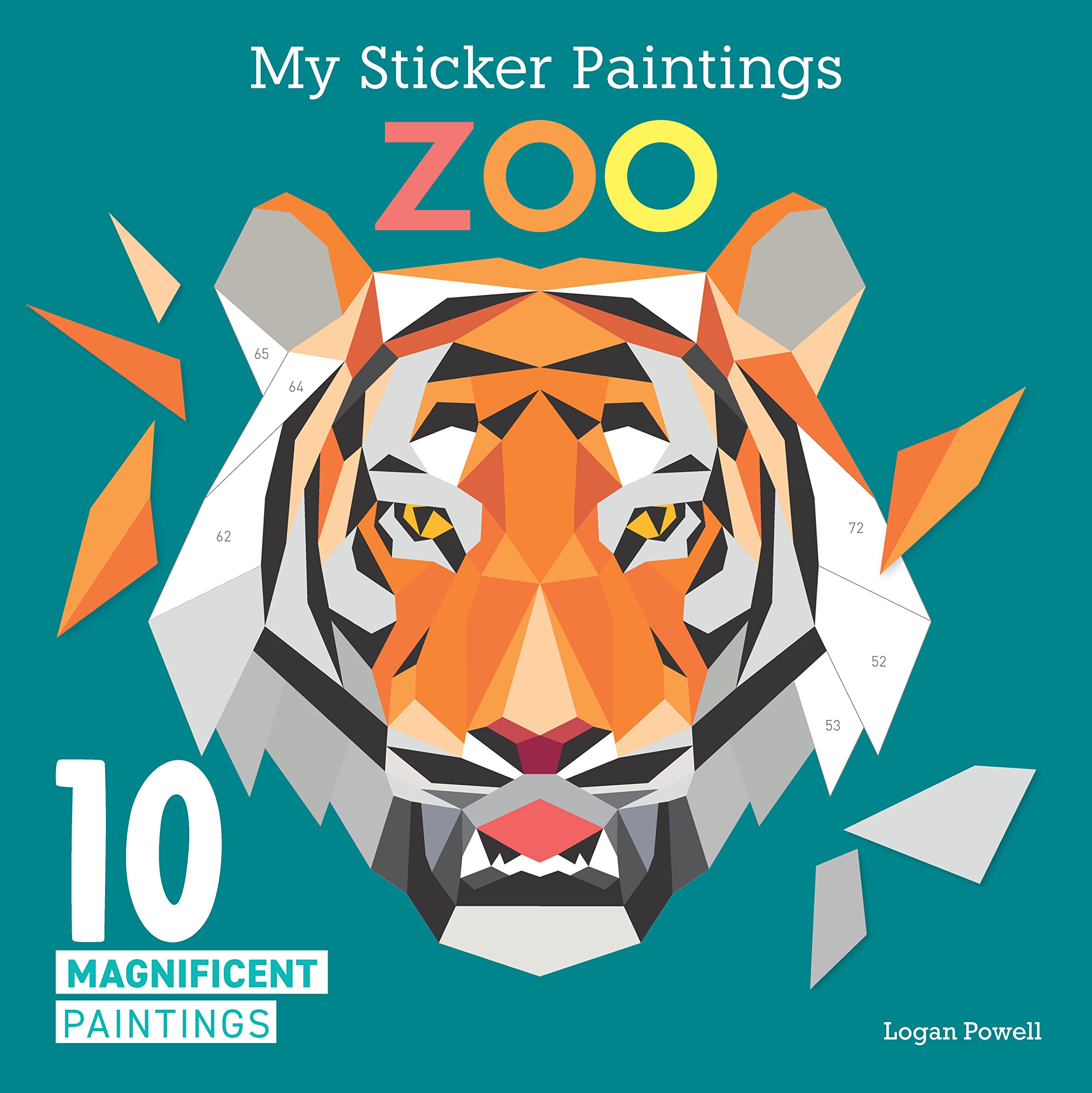 My Sticker Paintings: Zoo: 10 Magnificent Paintings Tiptoi & Games