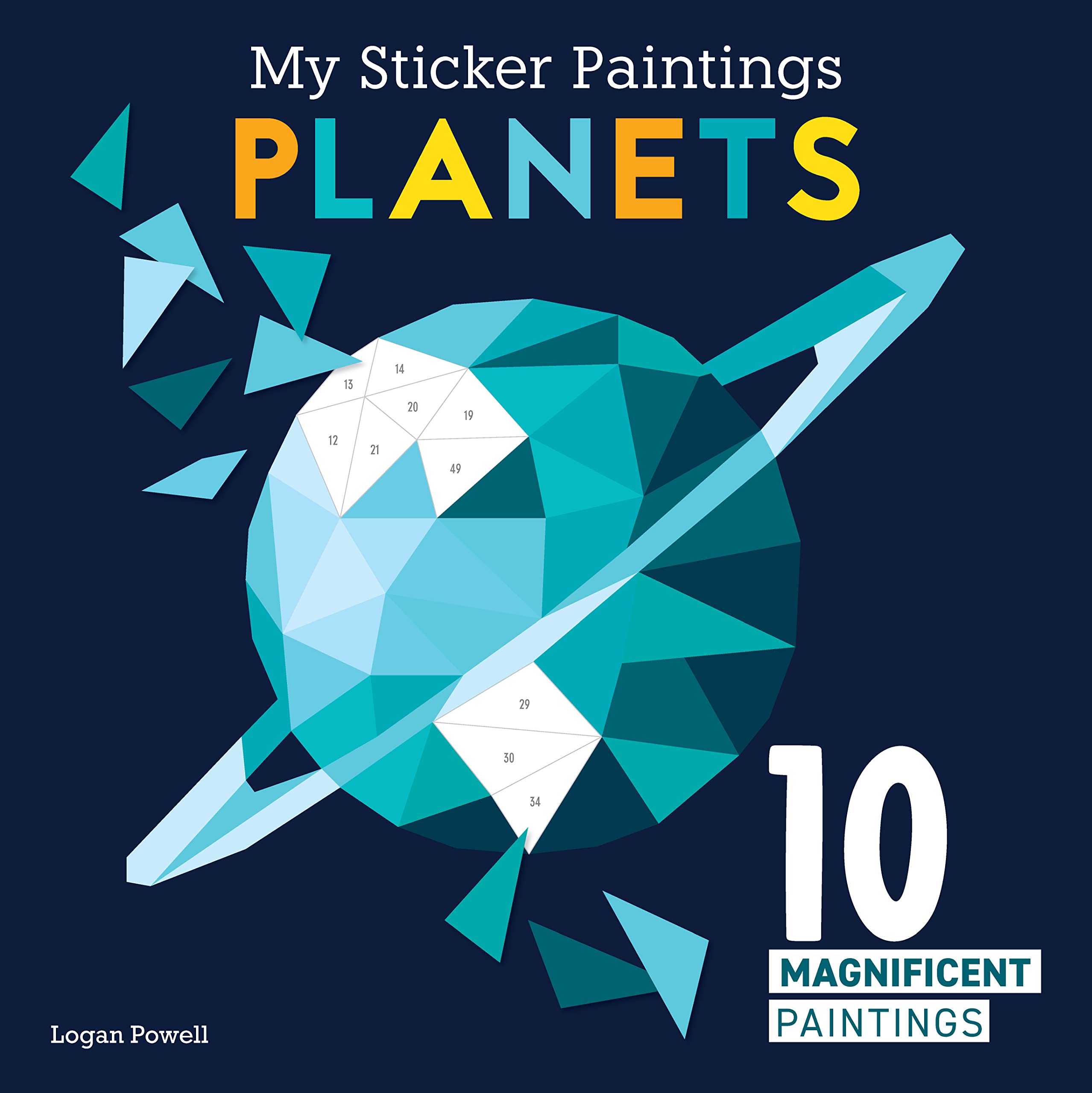 My Sticker Paintings Planets: 10 Magnificent Paintings Tiptoi & Games