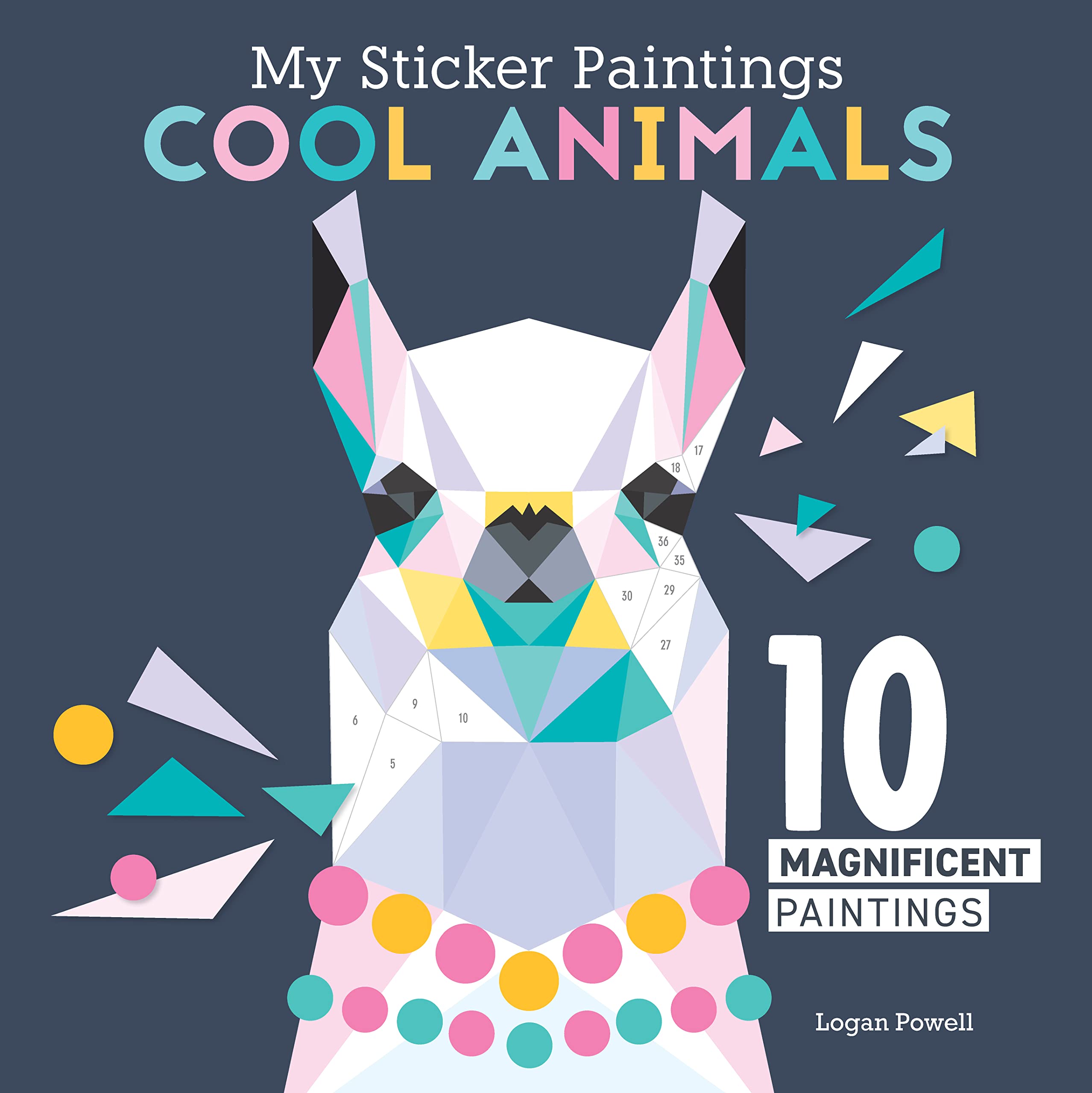 My Sticker Paintings Cool Animals: 10 Magnificent Paintings Tiptoi & Games
