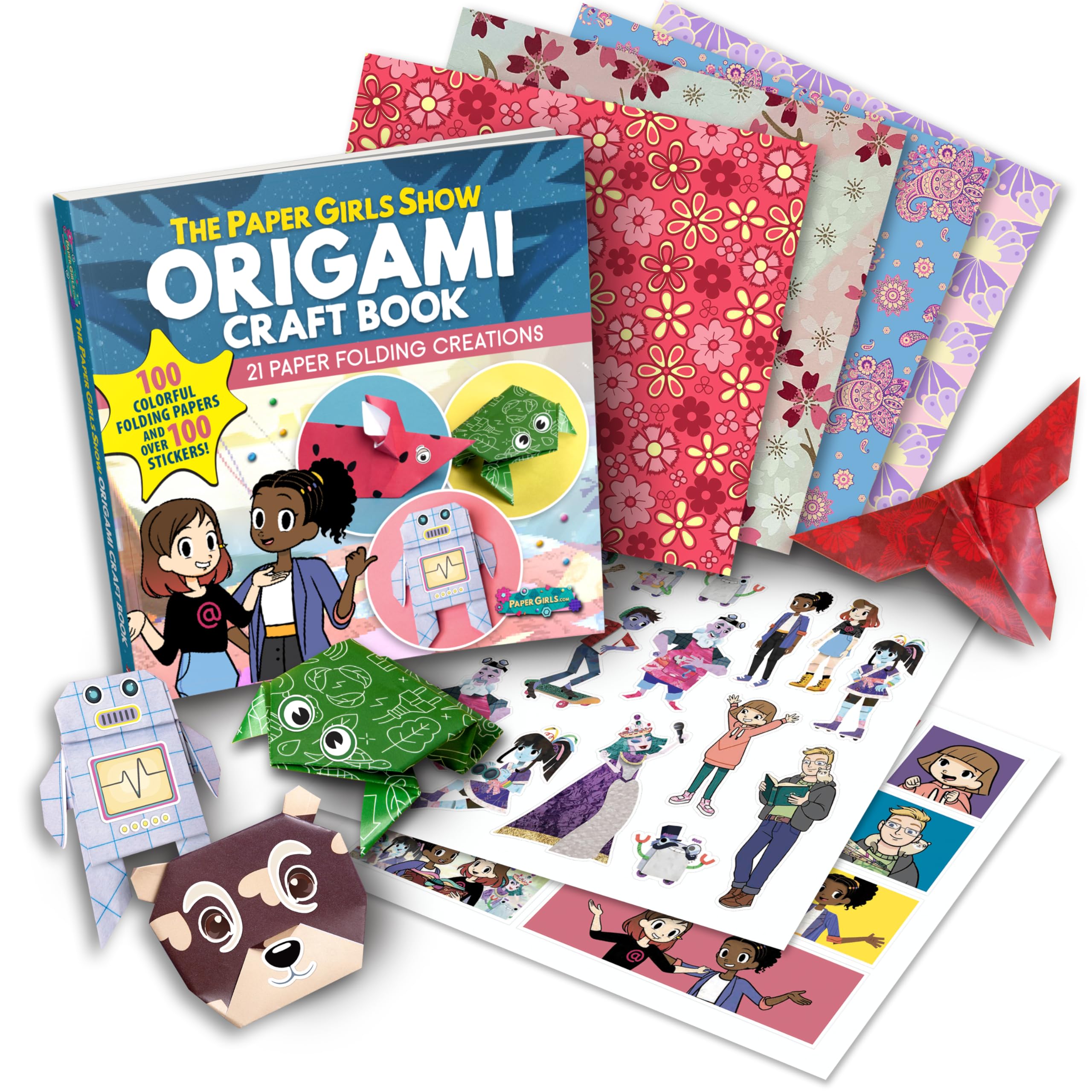 The Paper Girls Show Origami Craft Book: 21 Paper Folding Creations Non-fiction