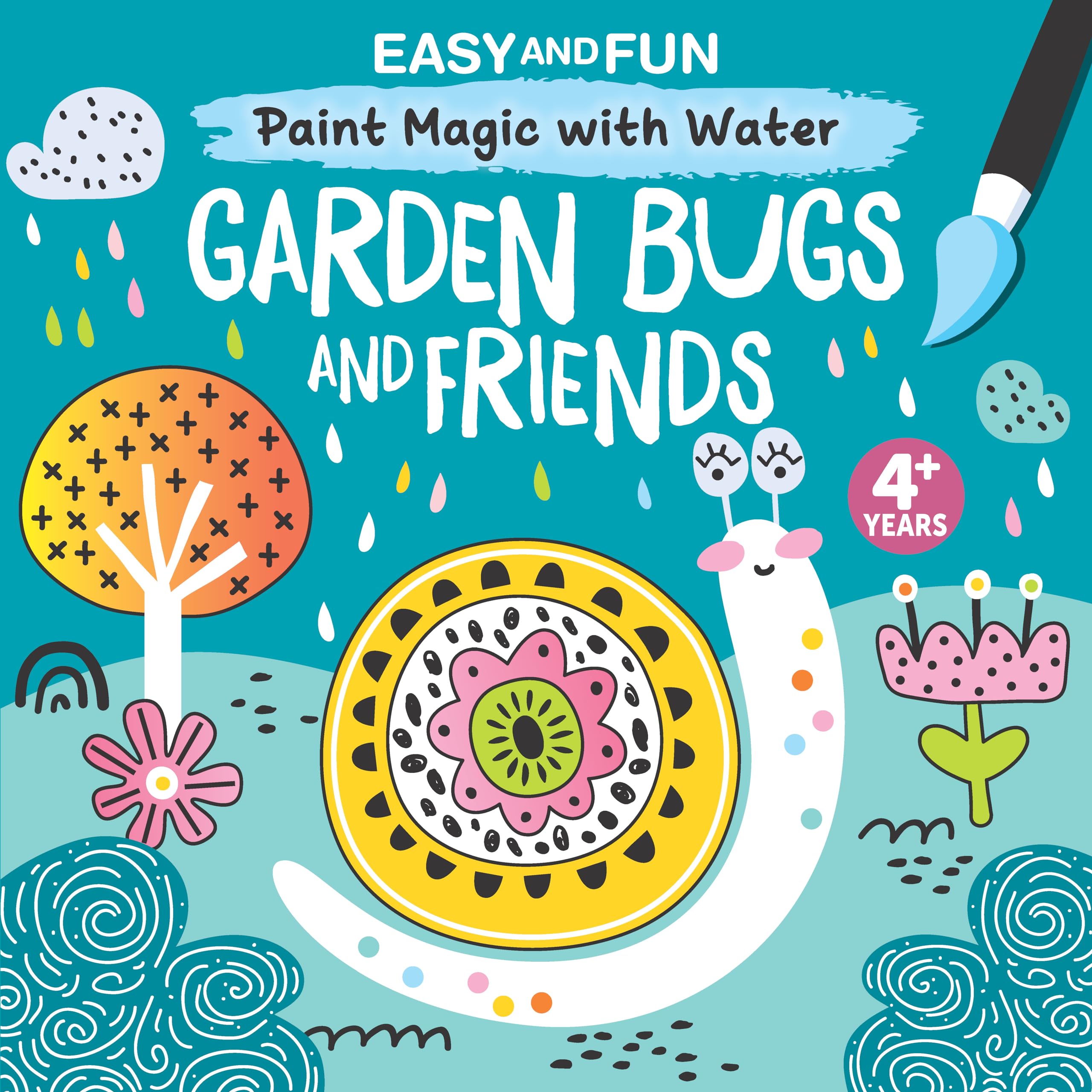 Easy and Fun Paint Magic with Water: Garden Bugs and Friends Non-fiction