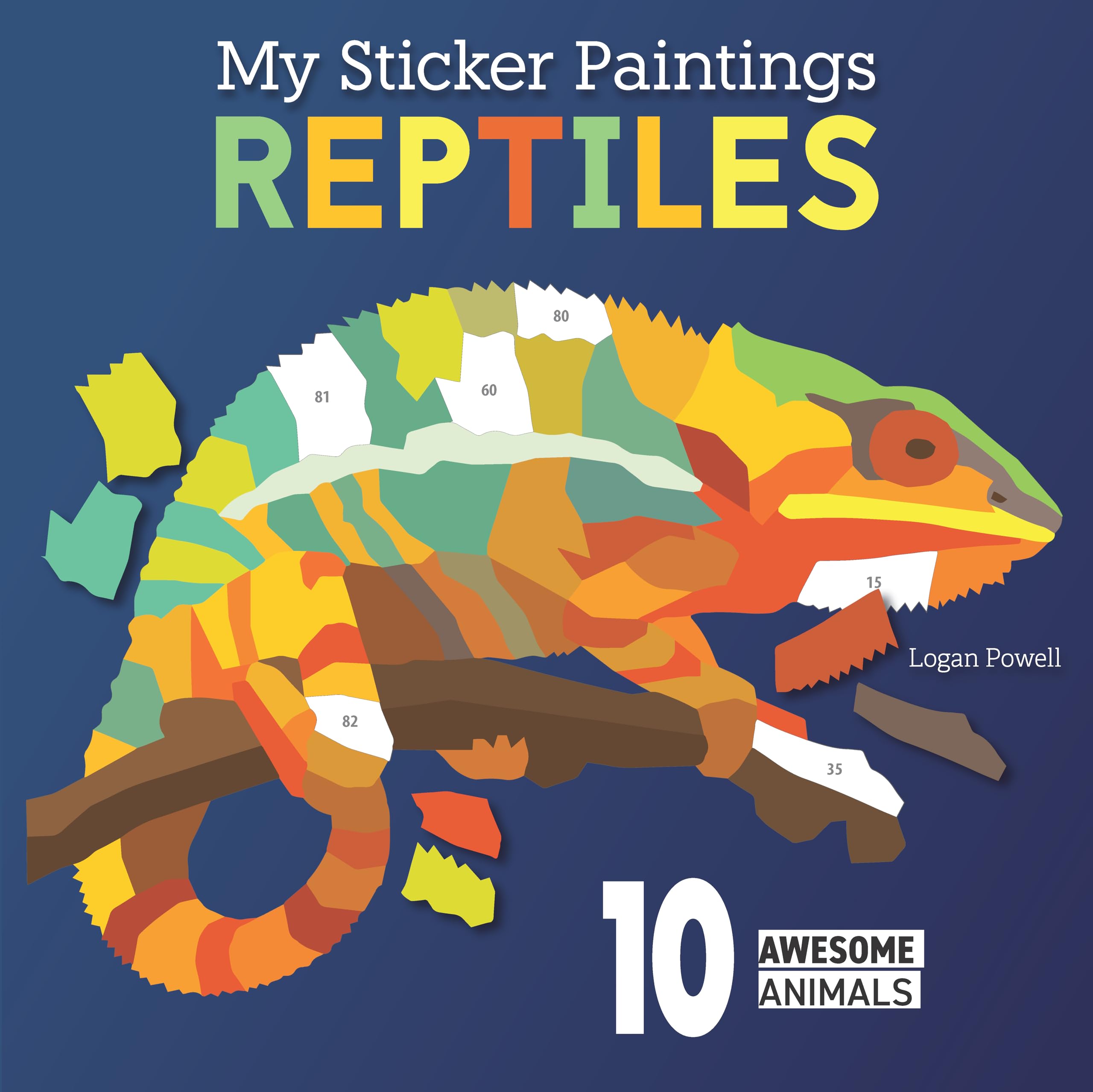 My Sticker Paintings: Reptiles: 10 Awesome Animals Tiptoi & Games