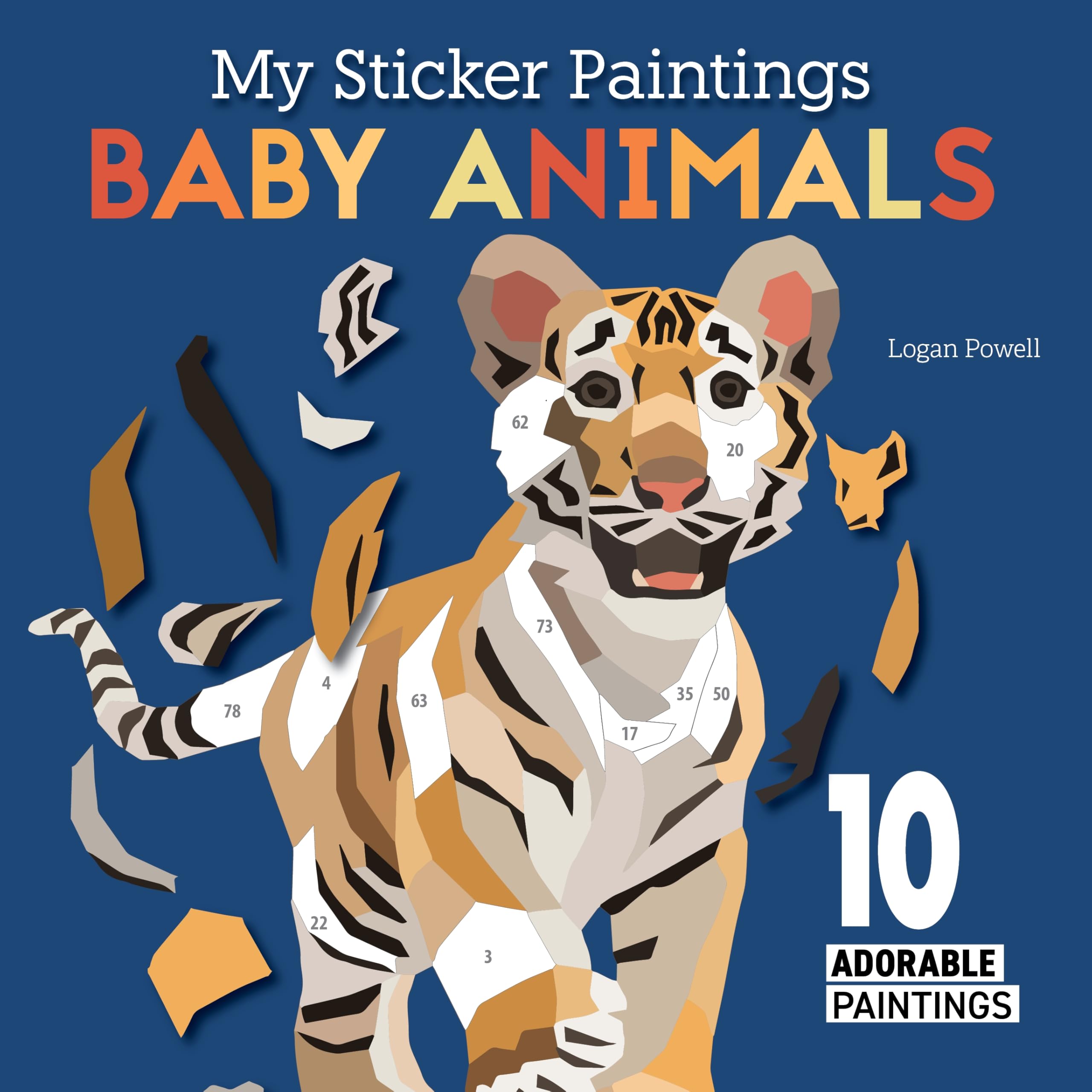 My Sticker Paintings: Baby Animals Parents & Children