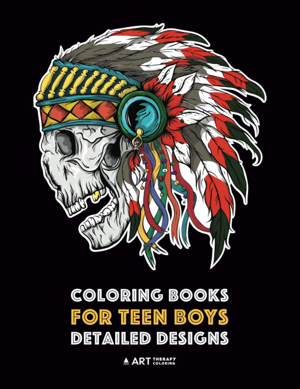 Coloring Books for Teen Boys: Detailed Designs: Complex Drawings for Teenagers & Older Boys; Zendoodle Lions, Tigers, Dragons, Snakes, Skulls & Geometric Patterns book