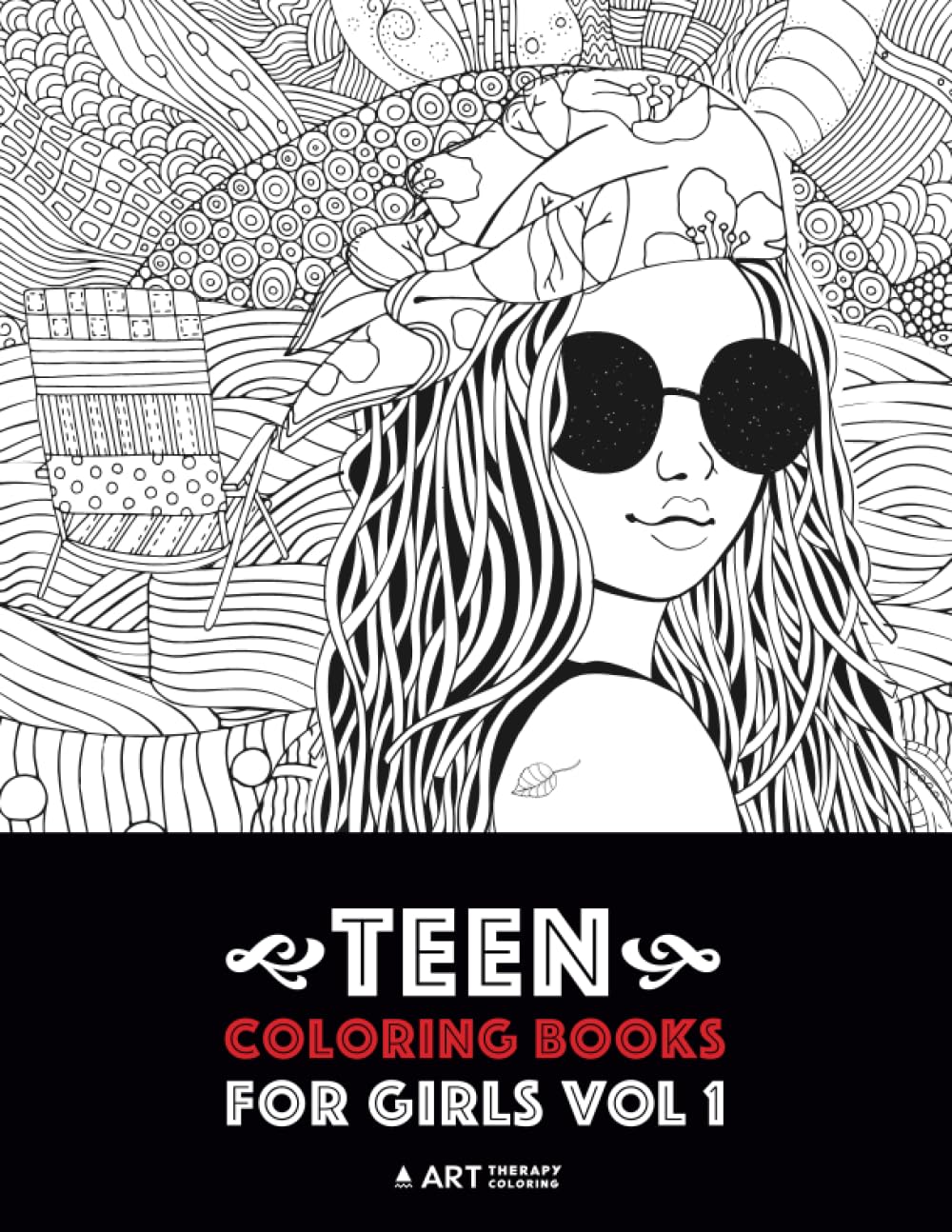 Teen Coloring Books For Girls: Vol 1: Detailed Drawings for Older Girls & Teenagers; Fun Creative Arts & Craft Teen Activity, Zendoodle, Relaxing ... Mindfulness, Relaxation & Stress Relief book