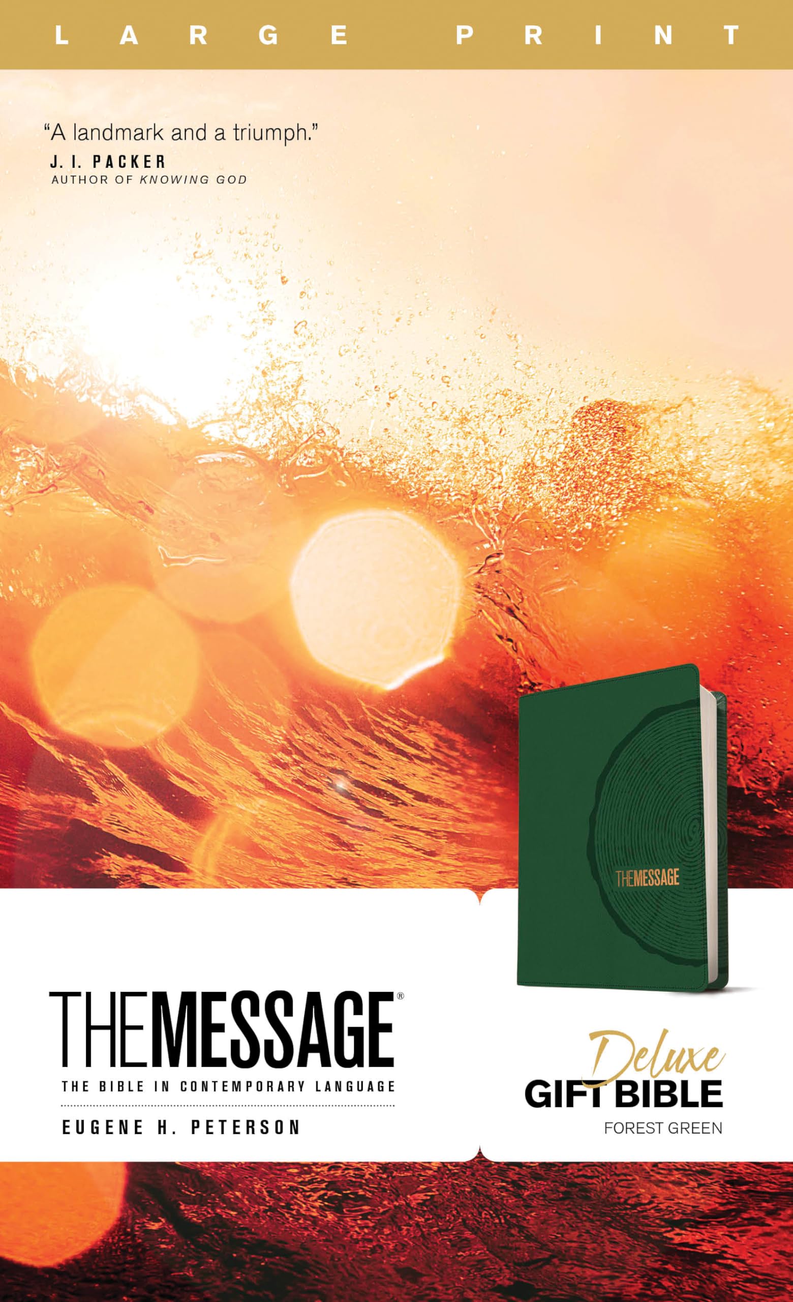 Holy Bible: The Message Bible, Leather-look, Green: The Bible in Contemporary Language Religion & Esotericism