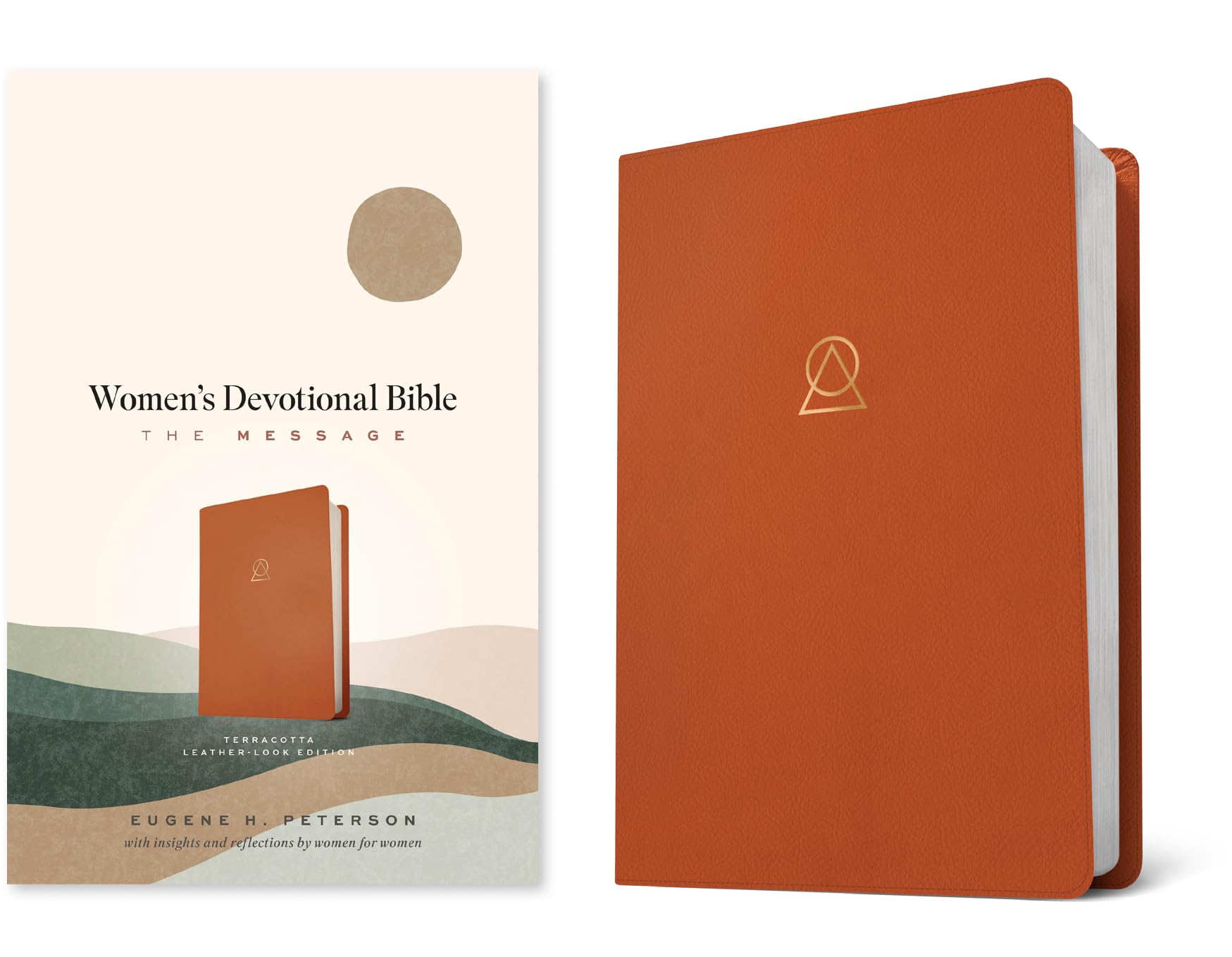 The Message Women's Devotional Bible: Terracotta, Leather-look Religion & Esotericism