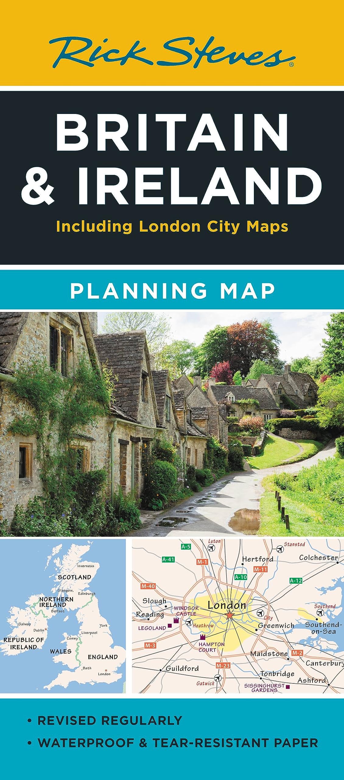 Rick Steves Britain & Ireland Planning Map: Including London City Map Leisure, Home & Garden
