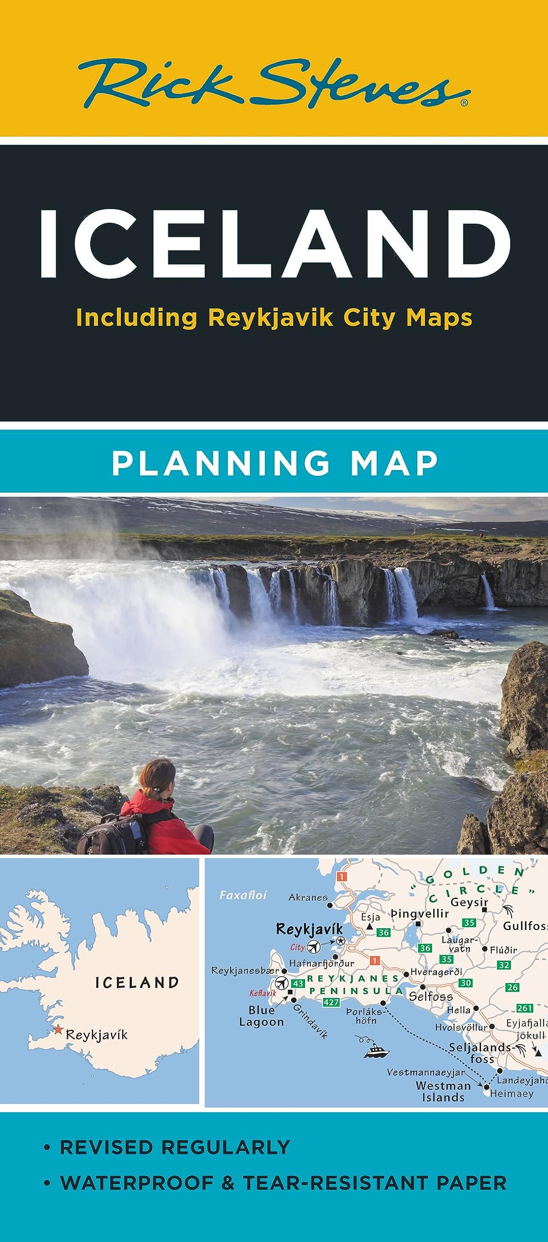 Rick Steves Iceland Planning Map: Including Reykjavík City Maps Stationery