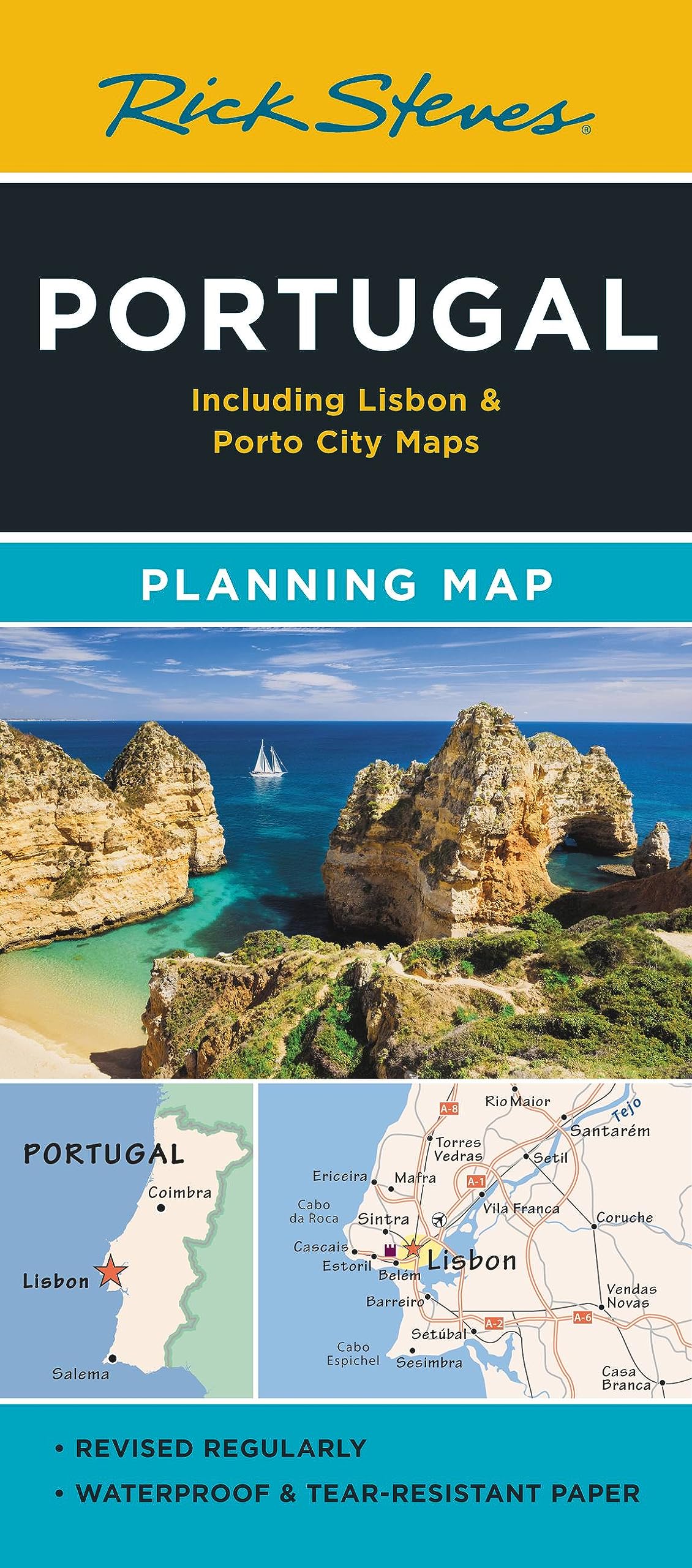 Rick Steves Portugal Planning Map: Including Lisbon & Porto City Maps Leisure, Home & Garden