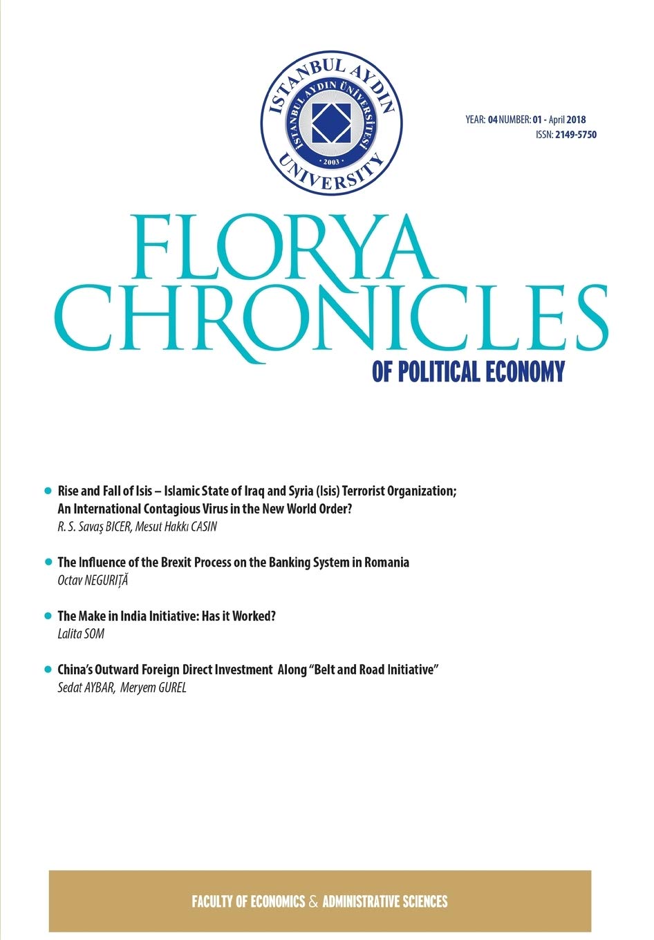 Florya Chronicles of Political Economy book