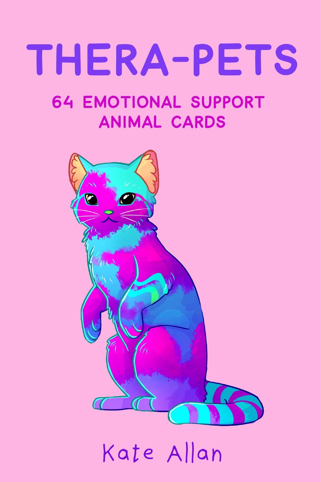 Thera-pets: 64 Emotional Support Animal Cards (Affirmations Cards for Anxiety, Art Therapy, Card Games) (Latest Kate) Business, Finance & Career