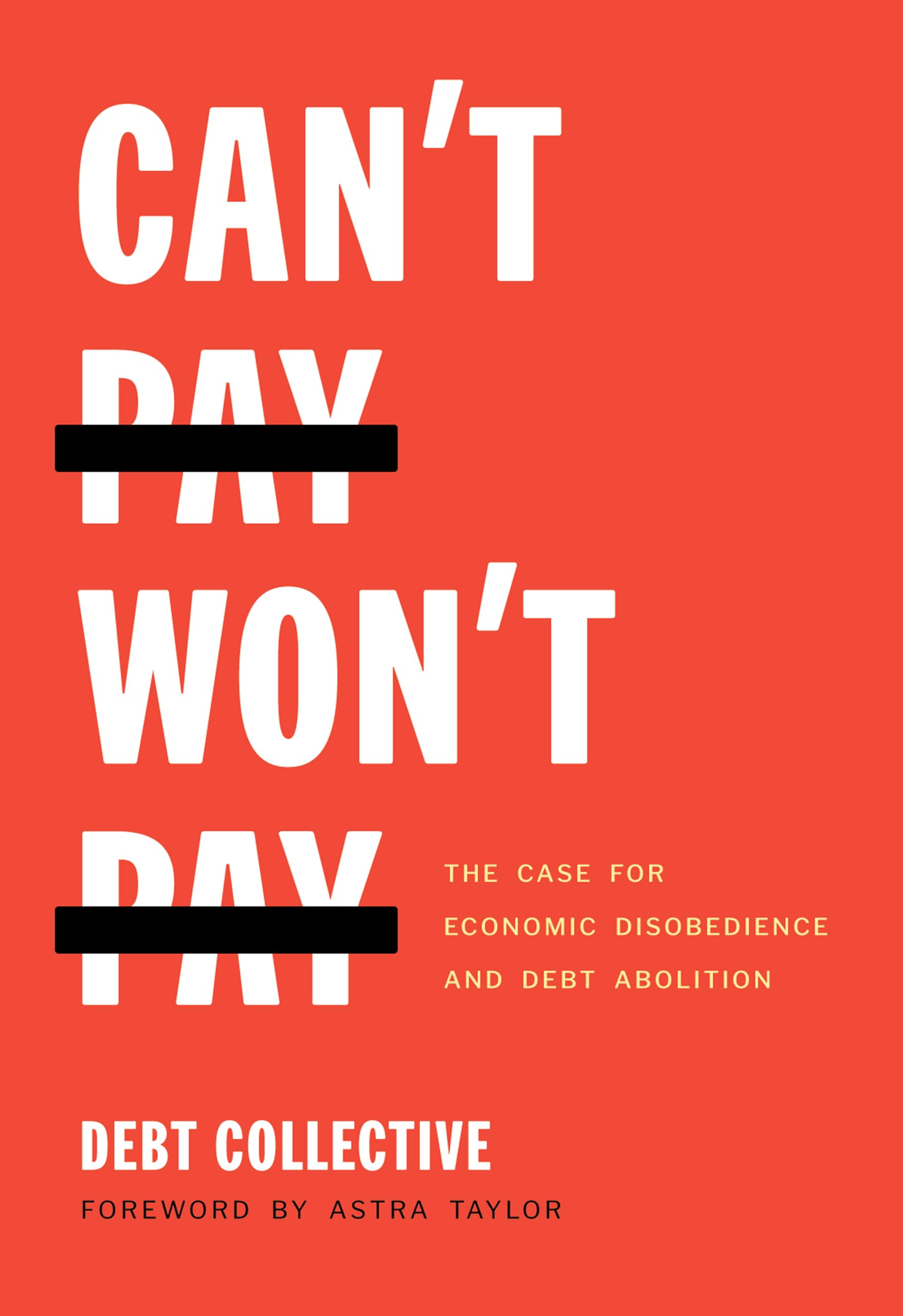 Can't Pay, Won't Pay: The Case for Economic Disobedience and Debt Abolition book