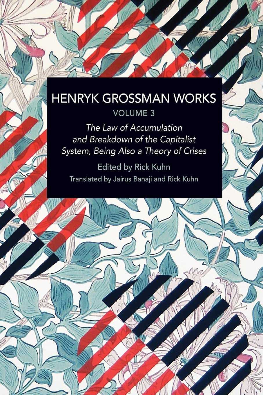 Henryk Grossman Works, Volume 3: The Law of Accumulation and Breakdown of the Capitalist System, Being also a Theory of Crises (Historical Materialism, Band 3) Social Sciences