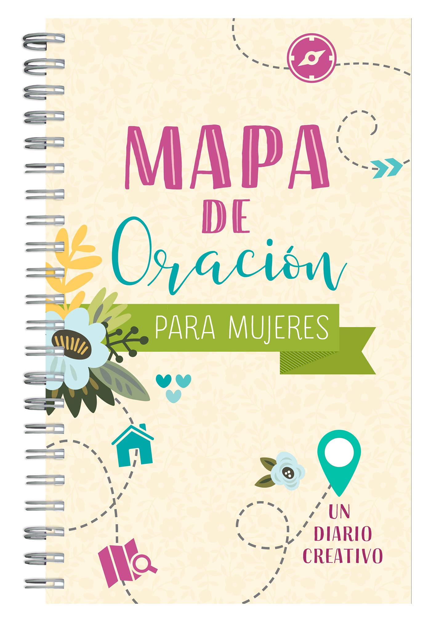 Mapa de oración para mujeres / Prayer Map for Women: Un Diario Creativo / A Creative Diary book