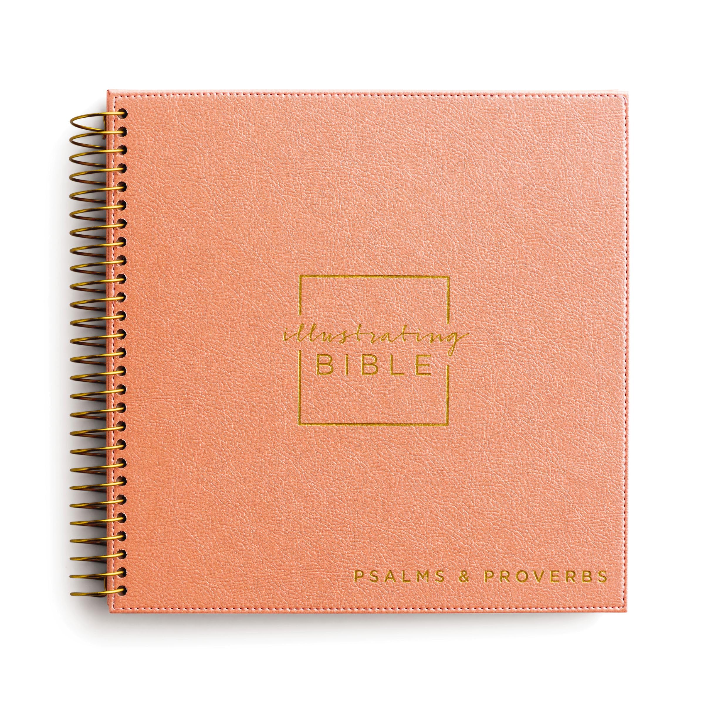 NIV, Spiral-bound Illustrating Bible: Psalms and Proverbs, Softcover Spiral, Coral: Draw, Write, and Reflect Your Way Through Scripture Arts & Music
