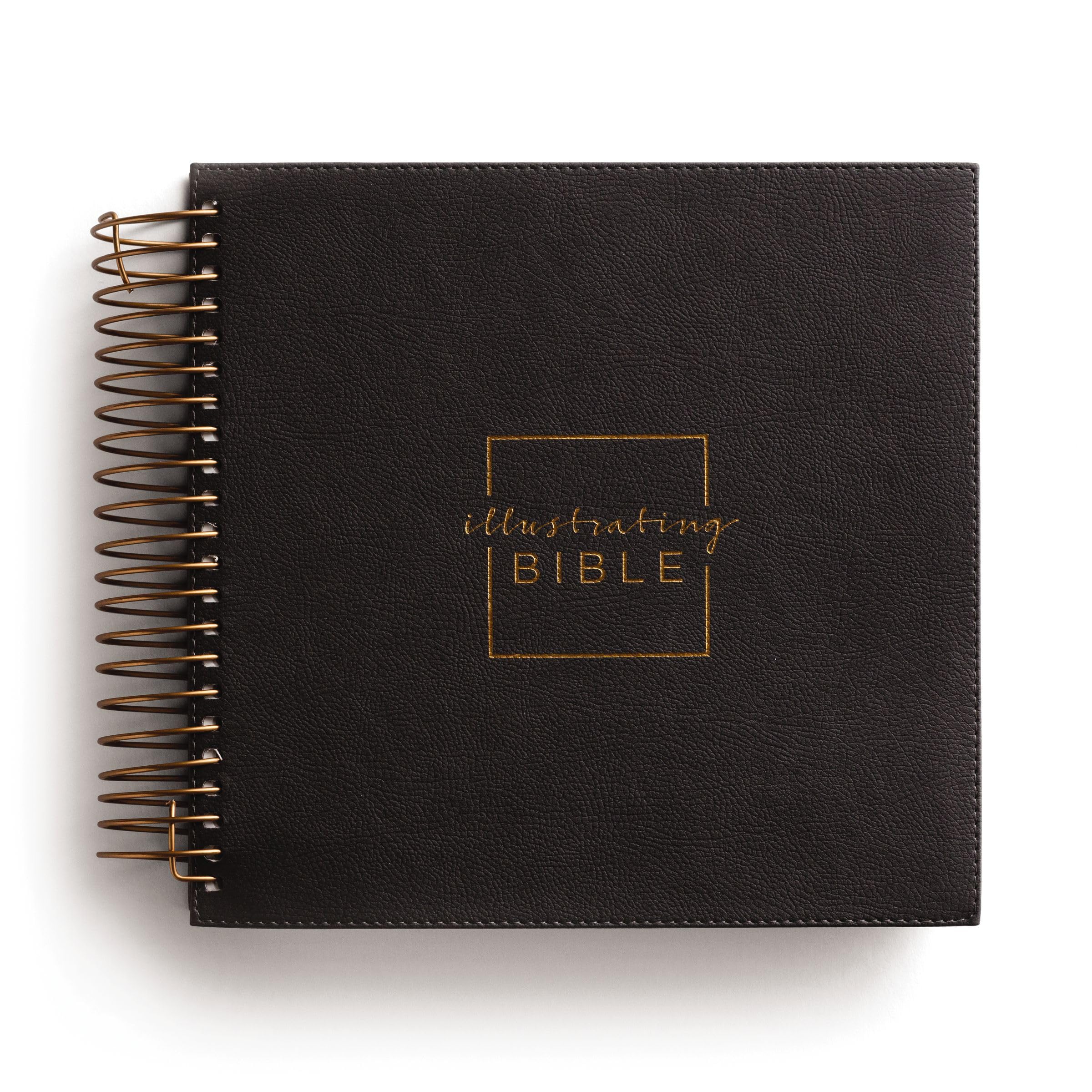 NIV, Spiral-bound Illustrating Bible, Softcover Spiral, Dark Gray: Draw, Write, and Reflect Your Way Through Scripture Arts & Music