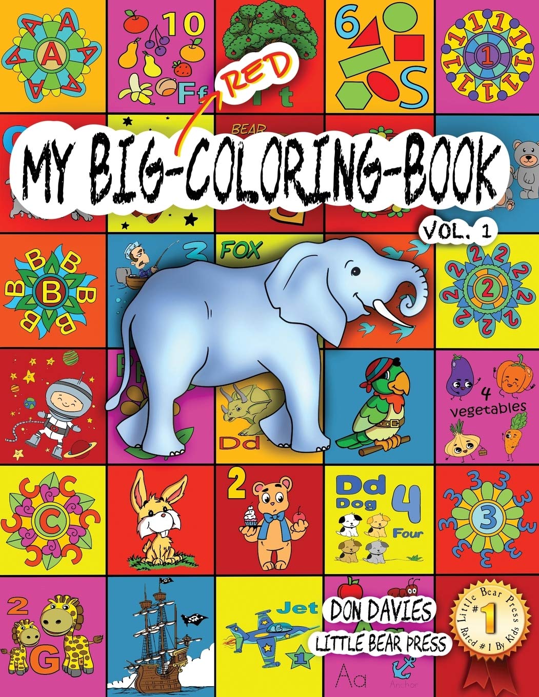 My Big Red Coloring Book Vol. 1 Non-fiction