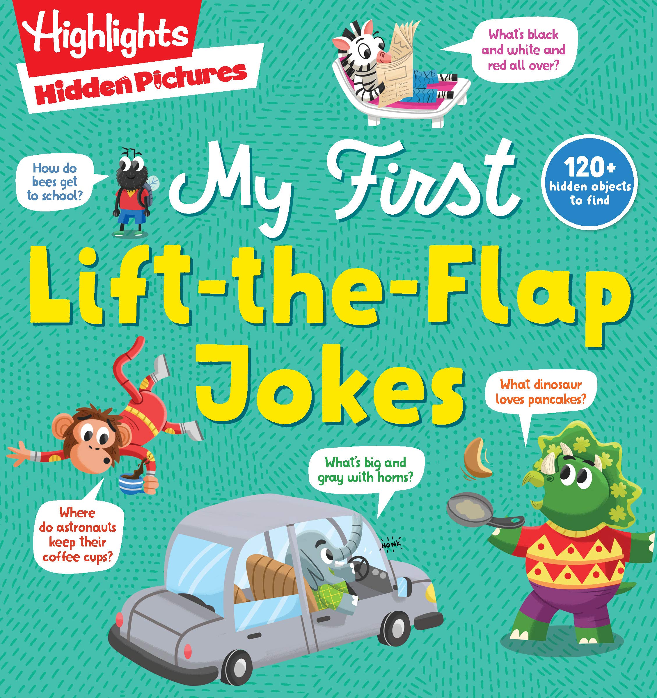 Hidden Pictures My First Lift-the-Flap Jokes: A Lift-The-Flap Joke Book for Beginning Readers, Interactive Kids Joke Book with Hidden Pictures Puzzles and Kid-Friendly Humor (Highlights Joke Books) Tiptoi & Games