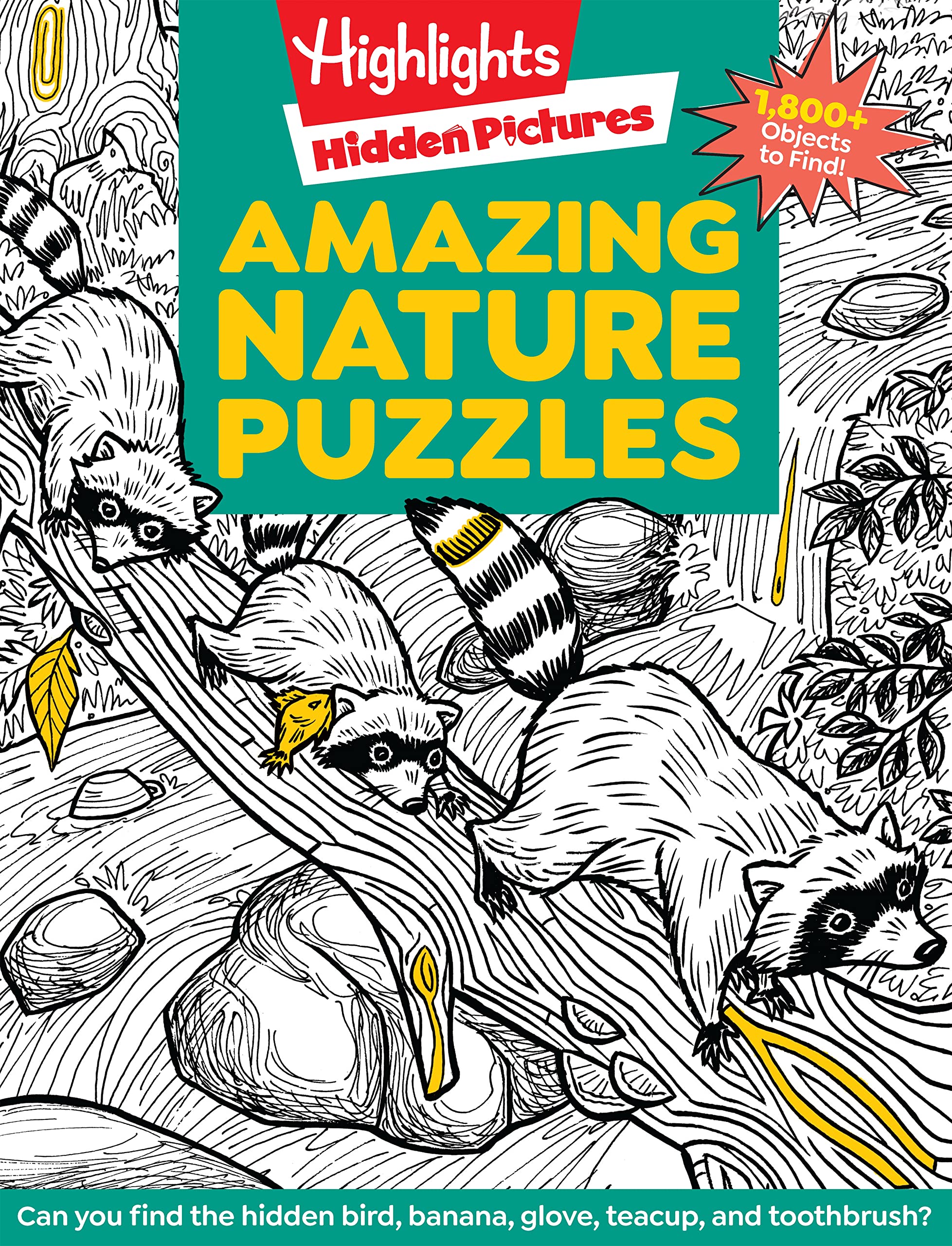 Amazing Nature Puzzles: Explore & Discover with Over 100 Fun Hidden Pictures Nature Puzzles, Celebrate the Wonders of Nature with a Nature Activity Book for Kids (Highlights Hidden Pictures) Tiptoi & Games