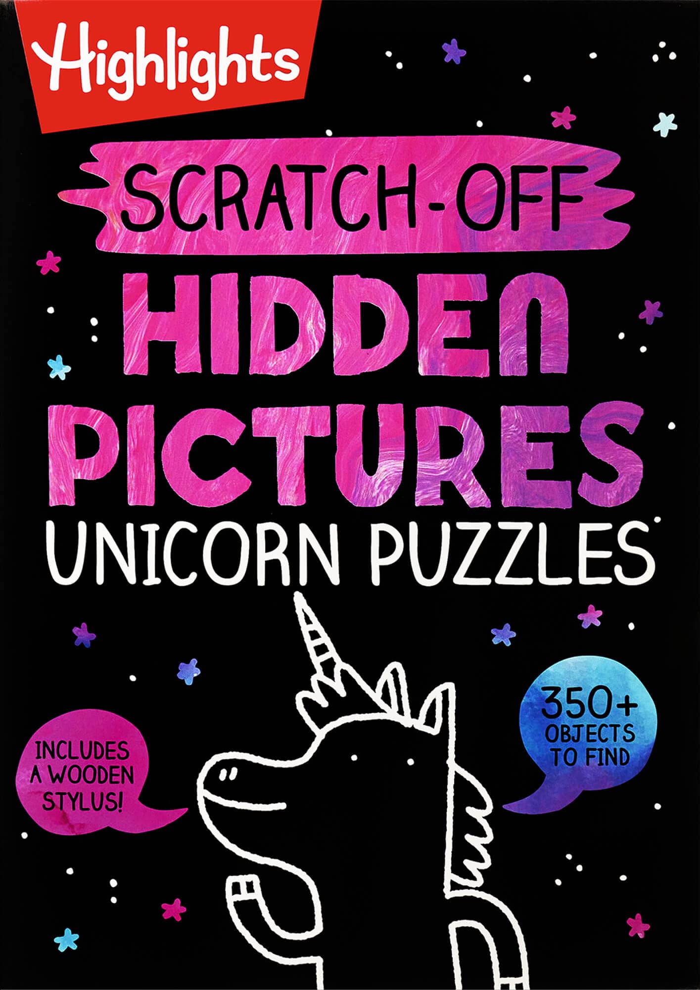 Scratch-Off Hidden Pictures Unicorn Puzzles (Highlights Scratch-Off Activity Books) Tiptoi & Games