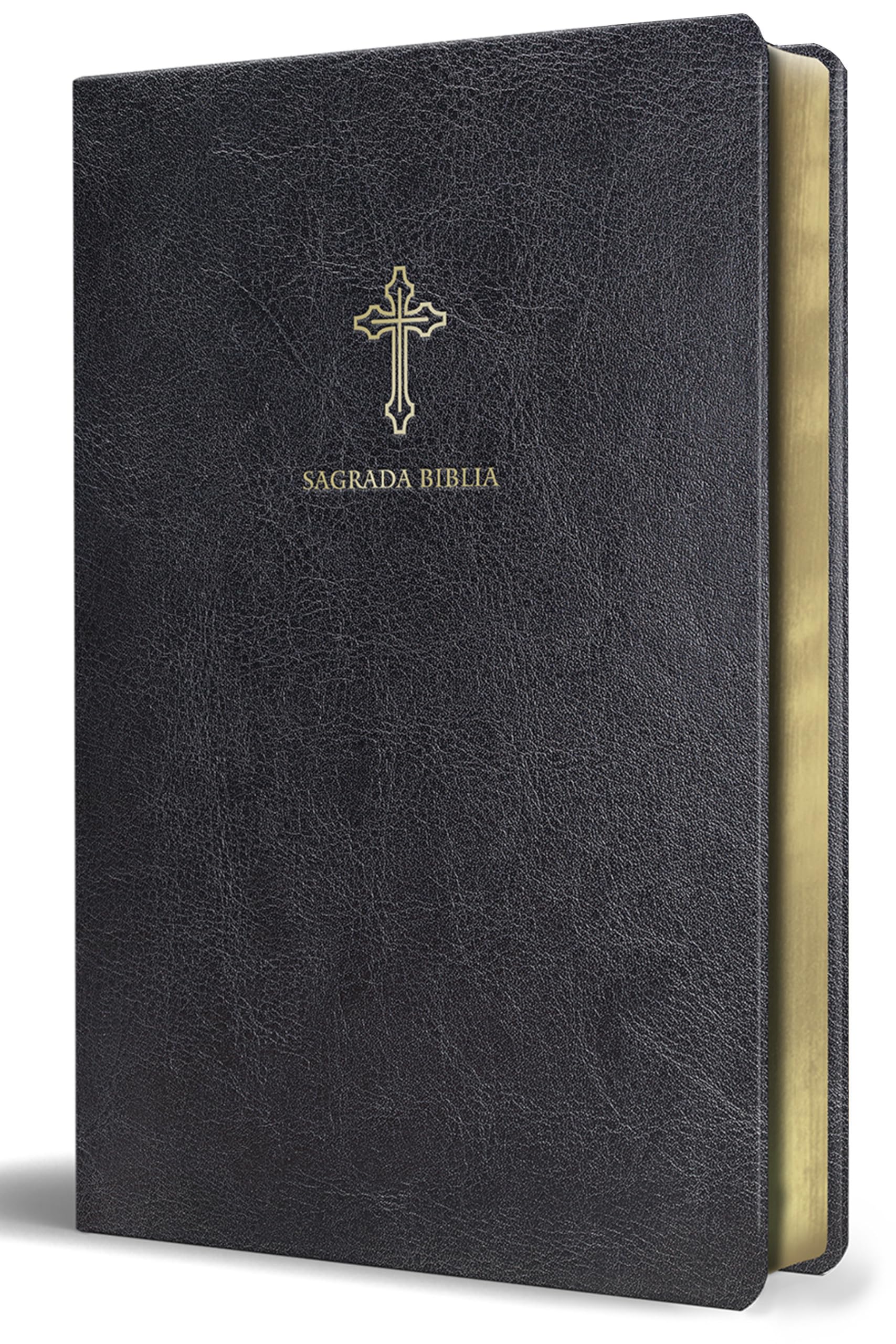 Biblia Católica en español. Símil piel negro, tamaño compacto / Catholic Bible. Spanish-Language, Leathersoft, Black, Compact Religion & Esotericism