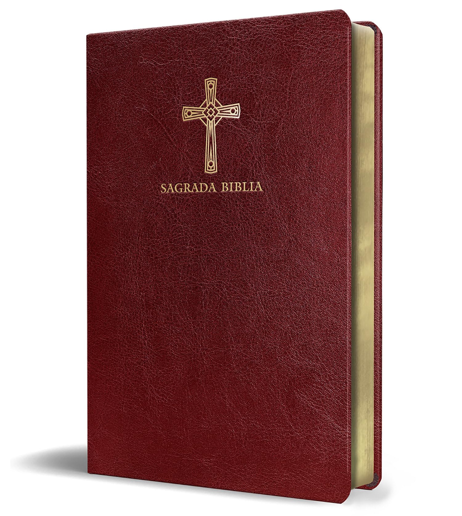 Biblia Católica En Español. Símil Piel Vinotinto, Tamaño Compacto / Catholic Bible. Spanish-Language, Leathersoft, Wine, Compact Religion & Esotericism