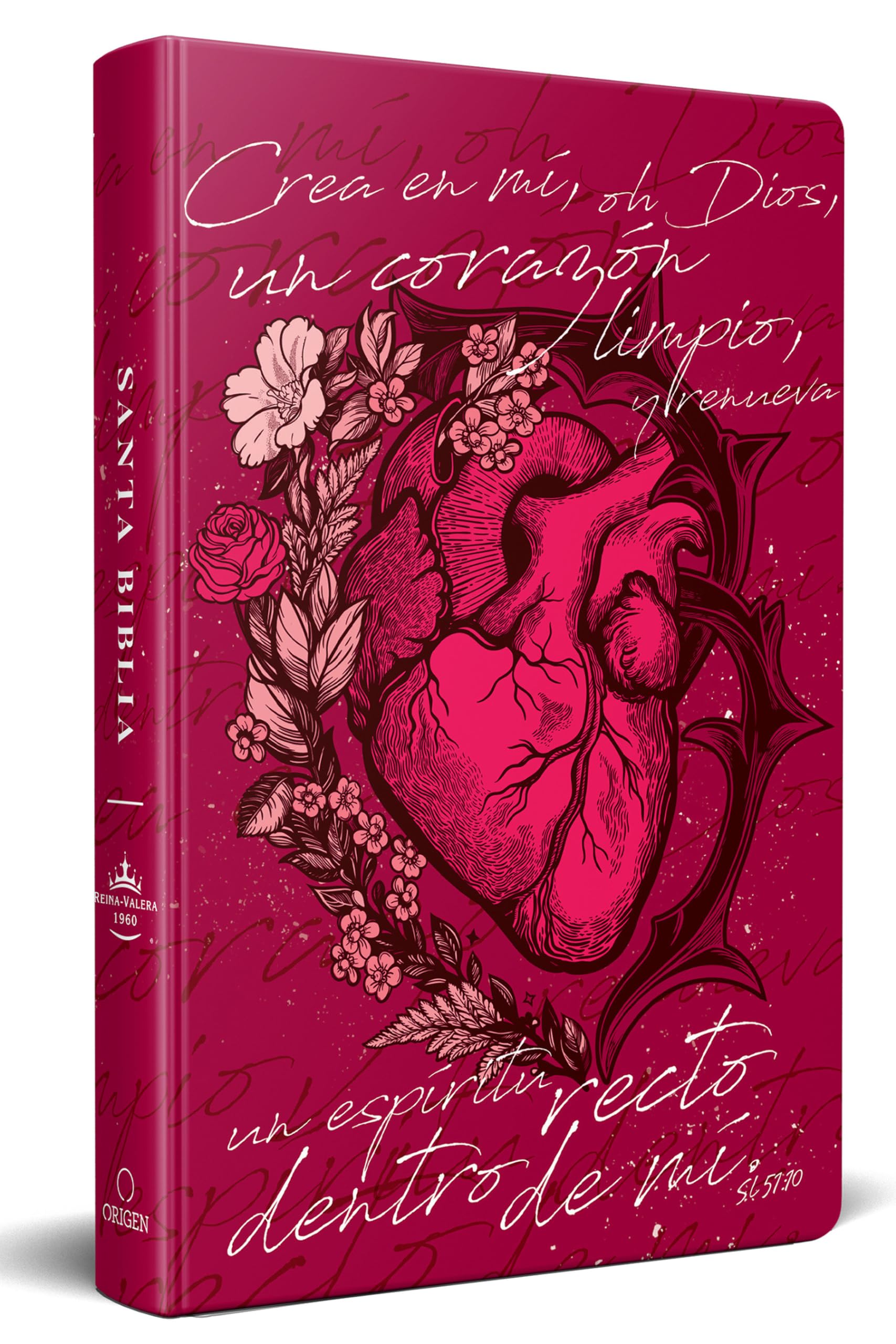 Biblia Reina Valera 1960 Letra Grande, Tapa Dura, Tamaño Manual Corazón (Rosada) / Spanish Bible Rvr 1960. Handy Size, Large Print, Hardcover, Pink Religion & Esotericism