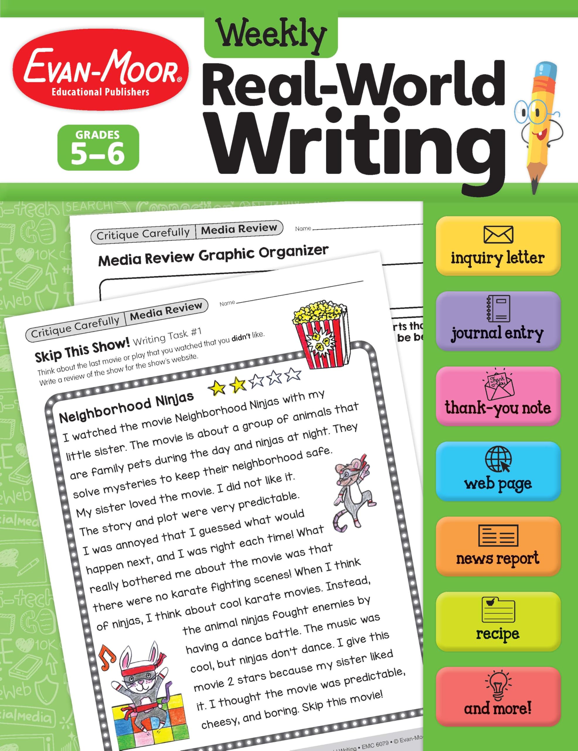 Weekly Real-World Writing, Grades 5-6 Non-fiction