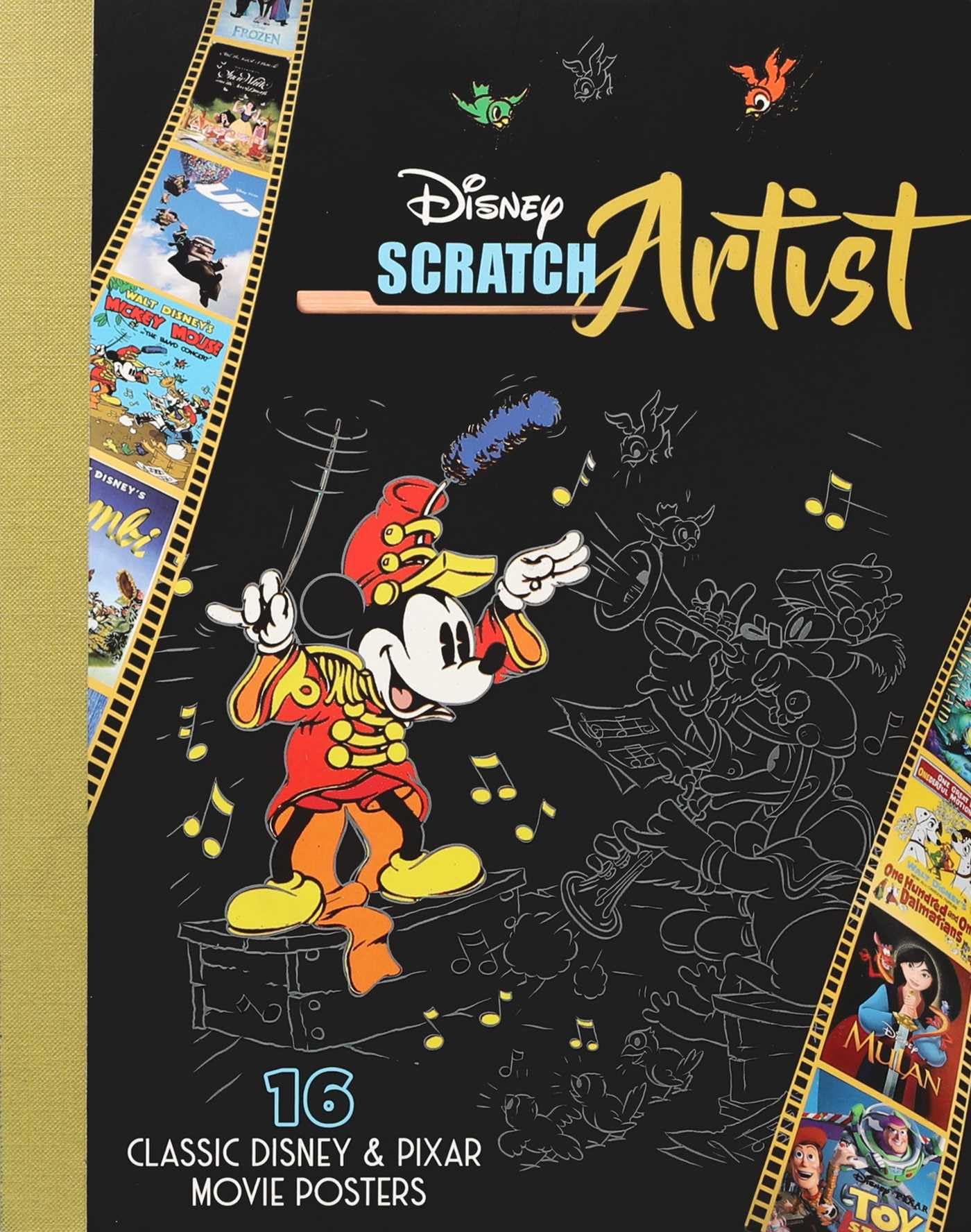 Disney Scratch Artist: Classic Disney & Pixar Movie Posters Manga