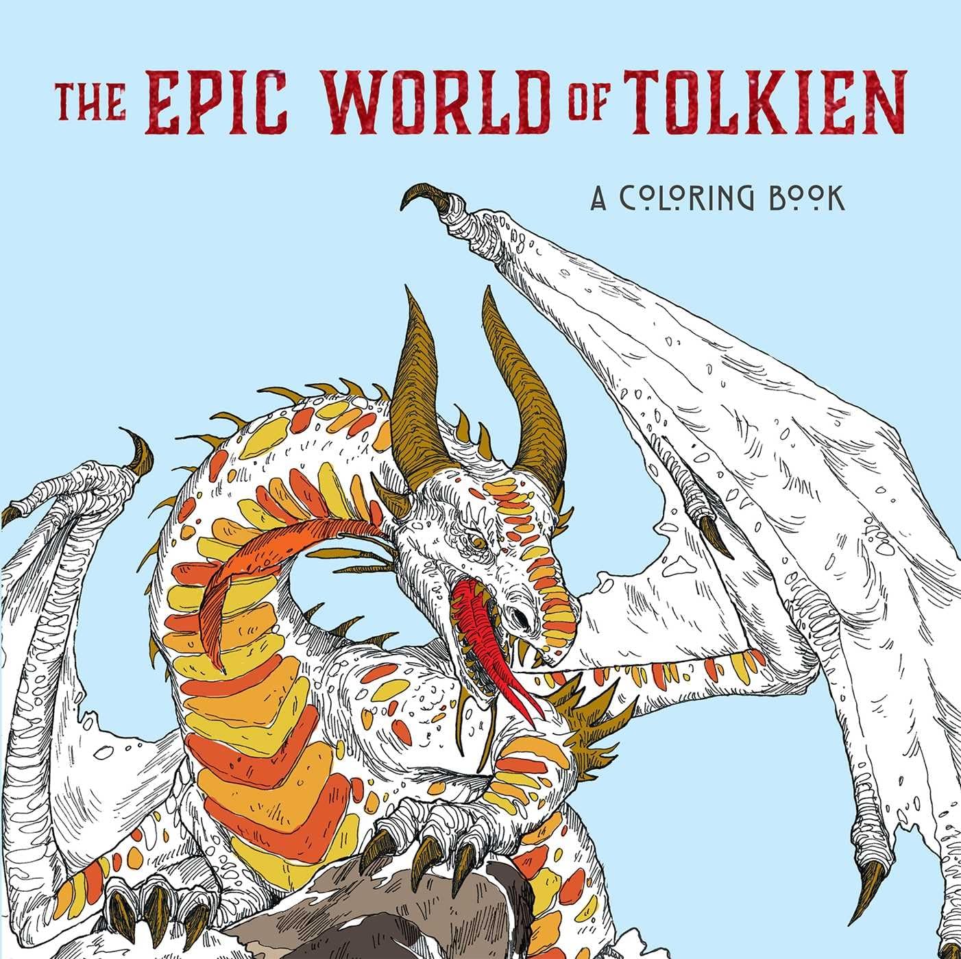 The Epic World of Tolkien: A Coloring Book Hobbies & Crafts