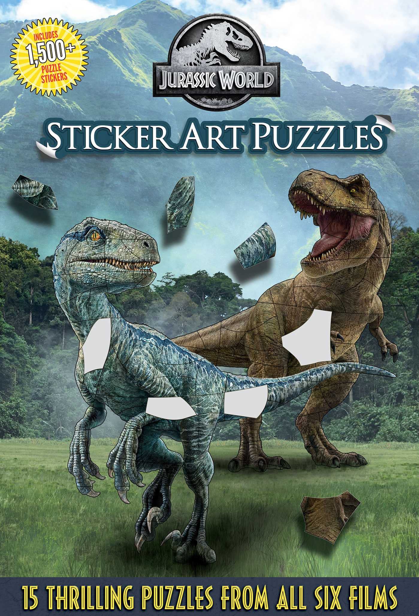 Jurassic World Sticker Art Puzzles Leisure & Fun