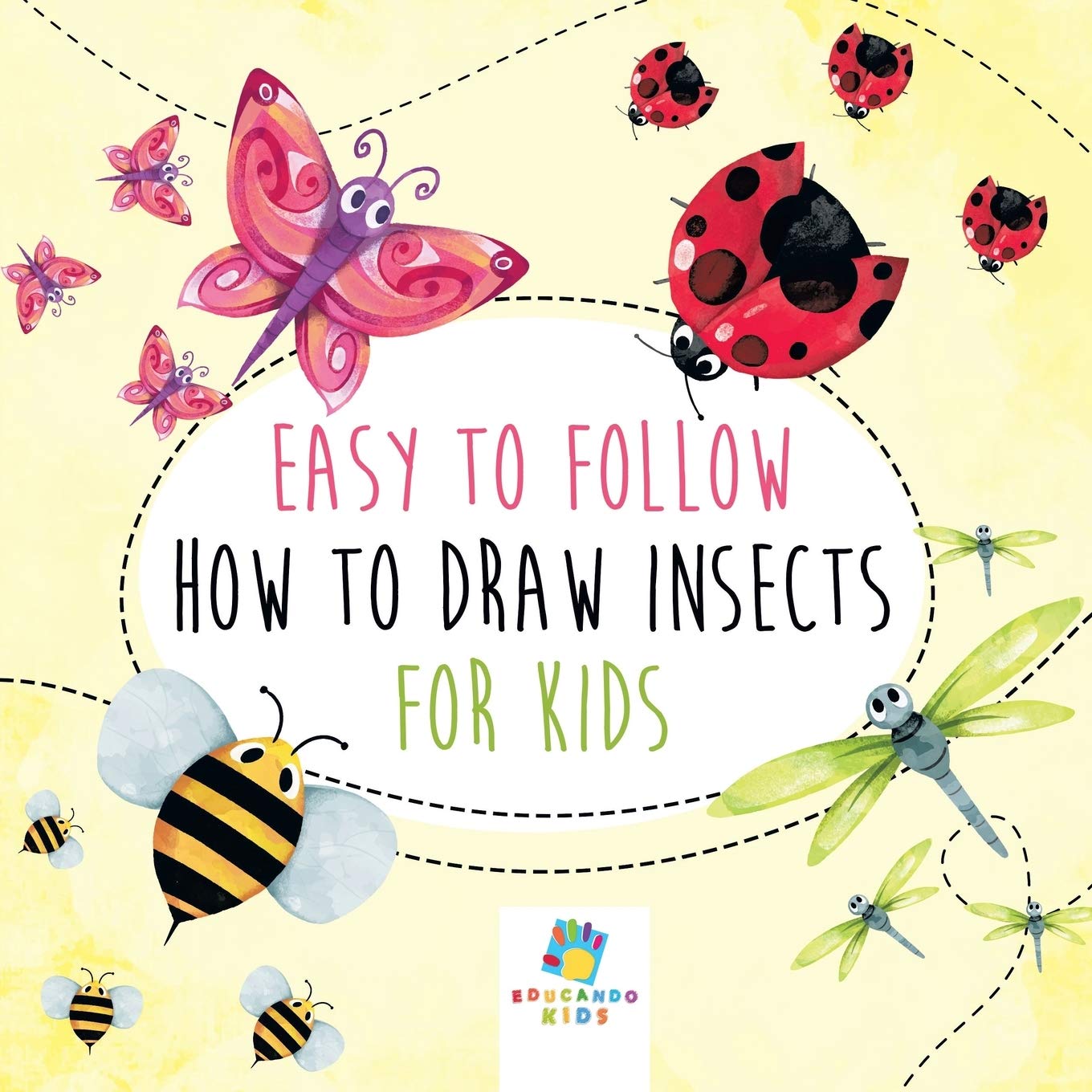 Easy to Follow How to Draw Insects for Kids Arts & Music