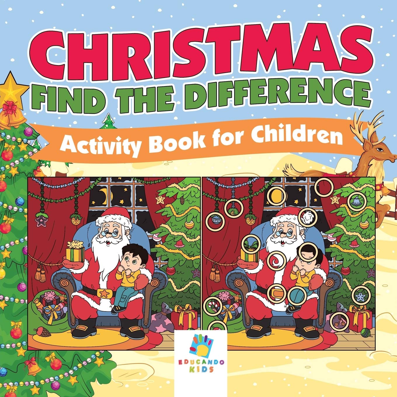Christmas Find the Difference Activity Book for Children Leisure & Fun