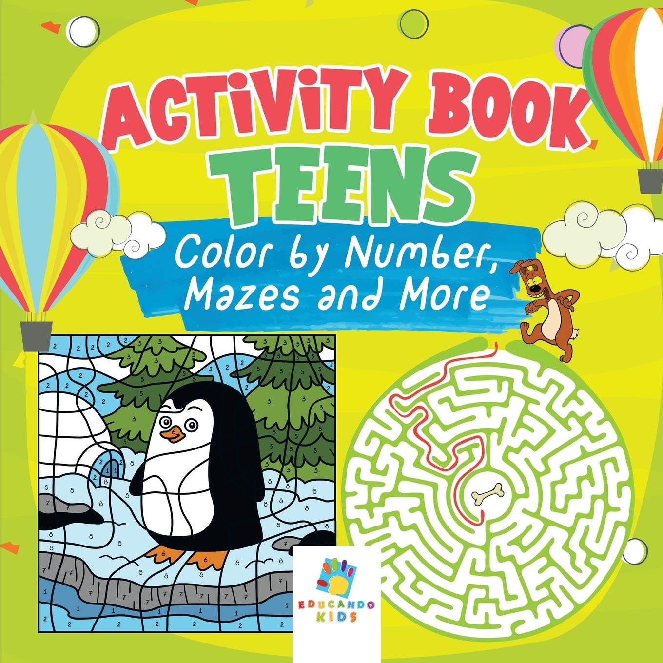 Activity Book Teens | Color by Number, Mazes and More Mathematics