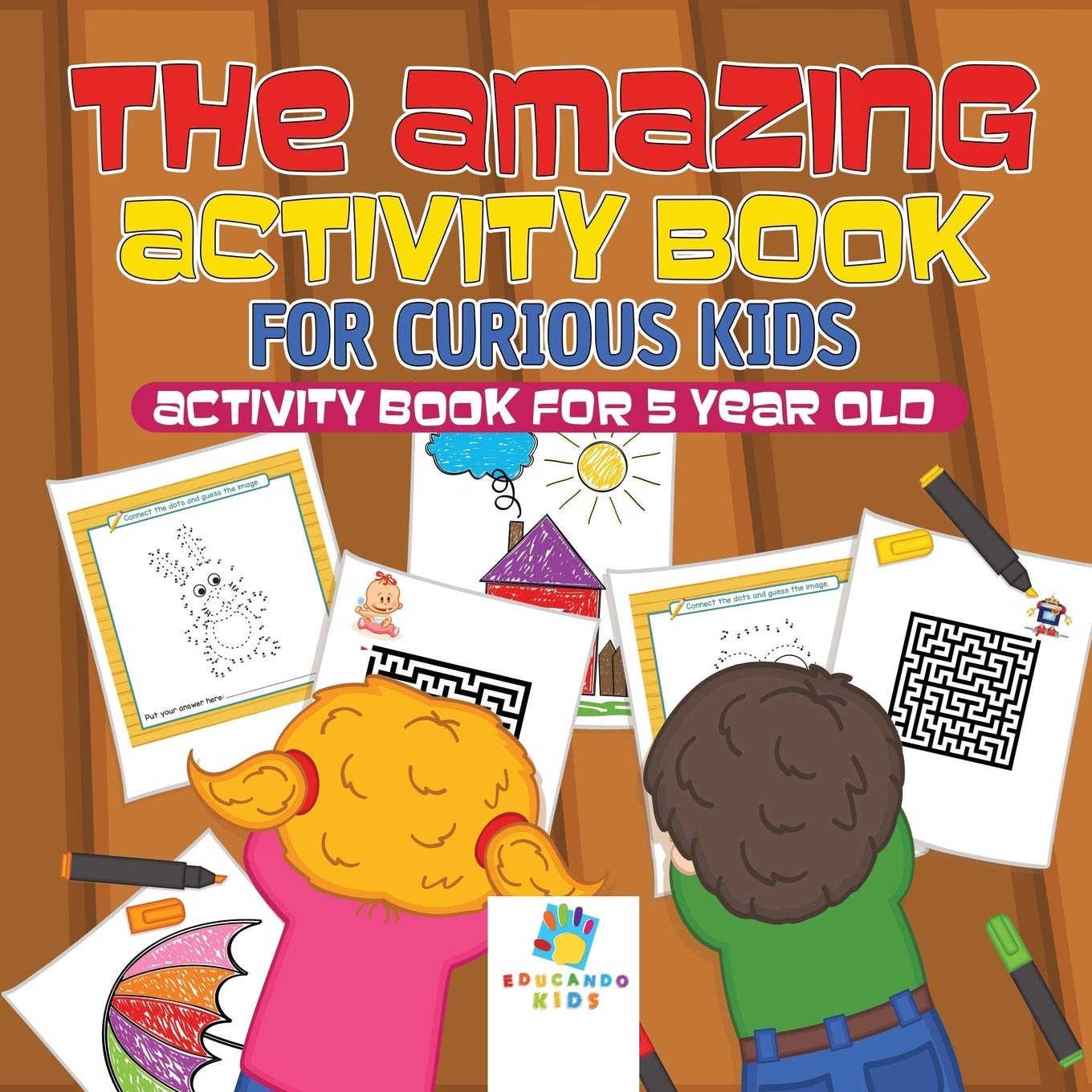 The Amazing Activity Book for Curious Kids | Activity Book for 5 Year Old Tiptoi & Games