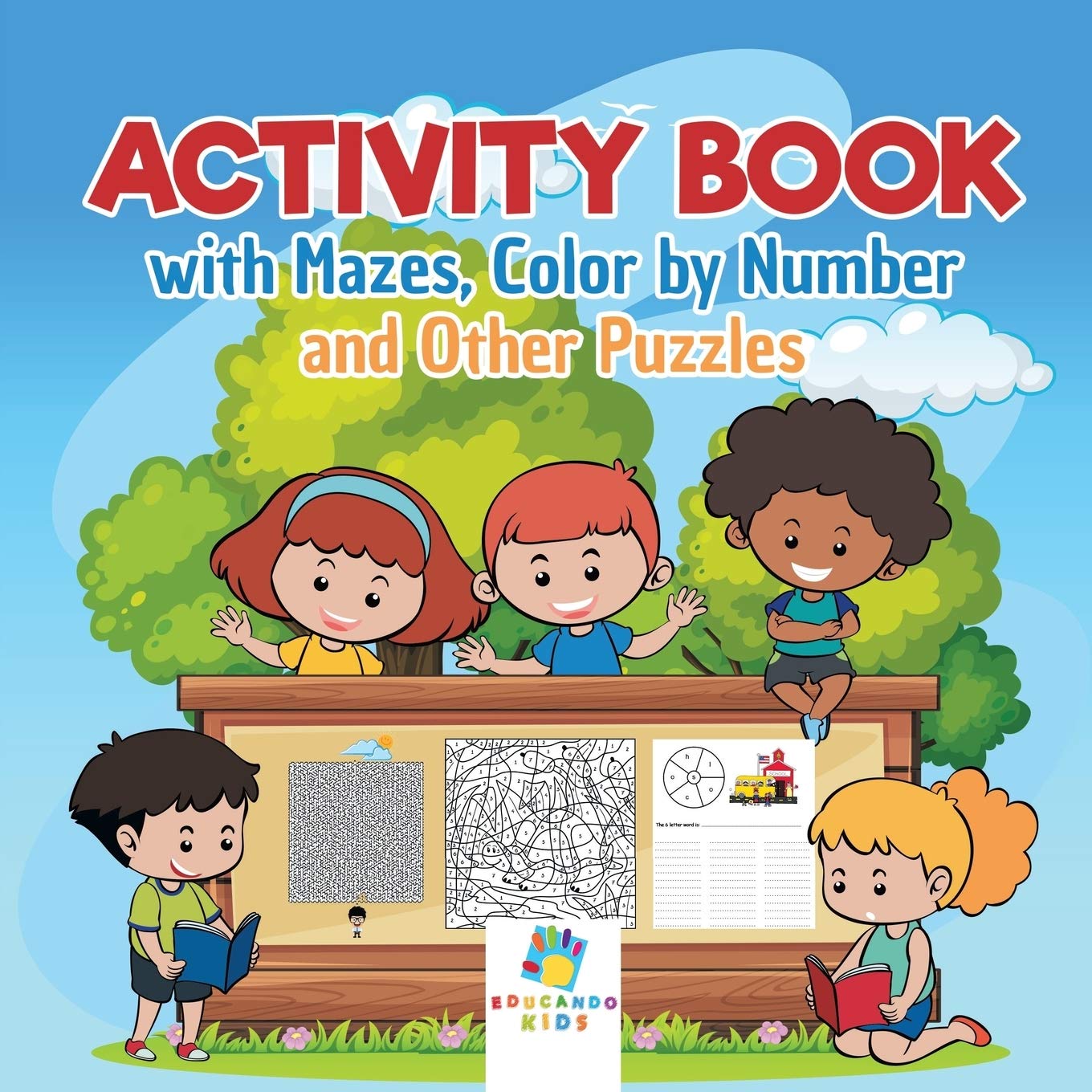 Activity Book with Mazes, Color by Number and Other Puzzles Mathematics