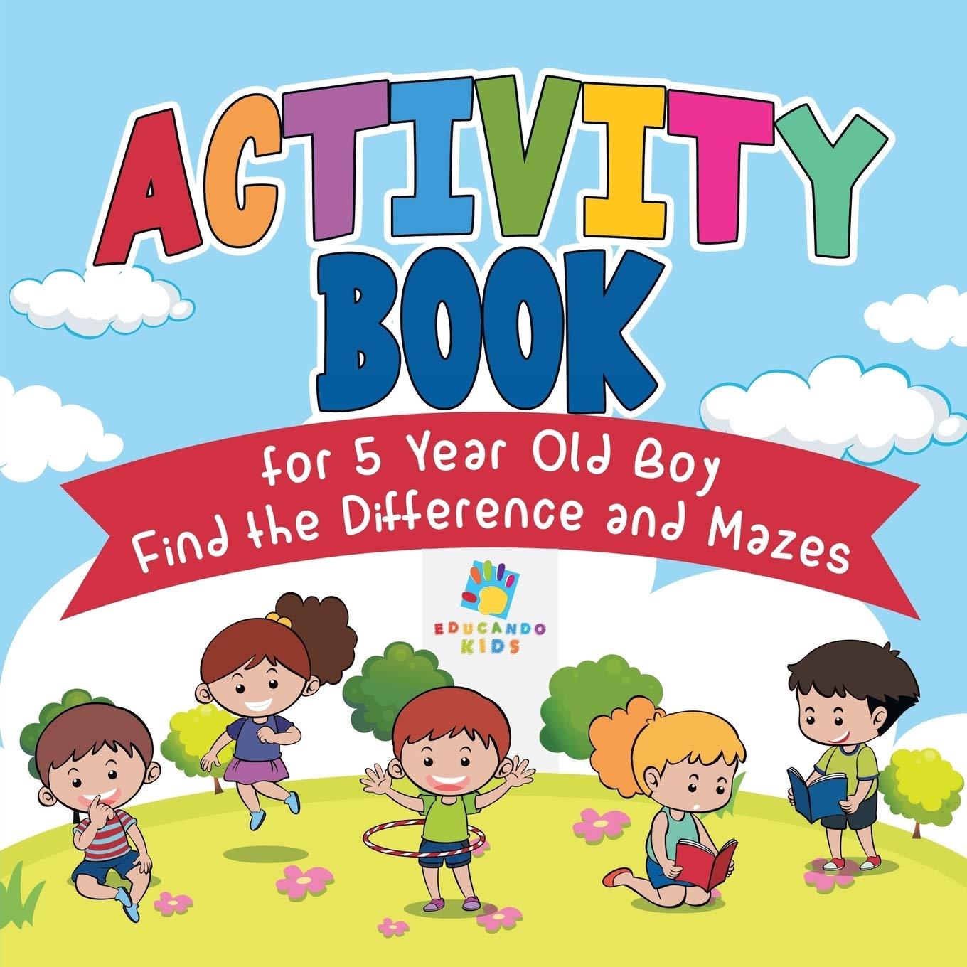 Activity Book for 5 Year Old Boy | Find the Difference and Mazes Leisure & Fun