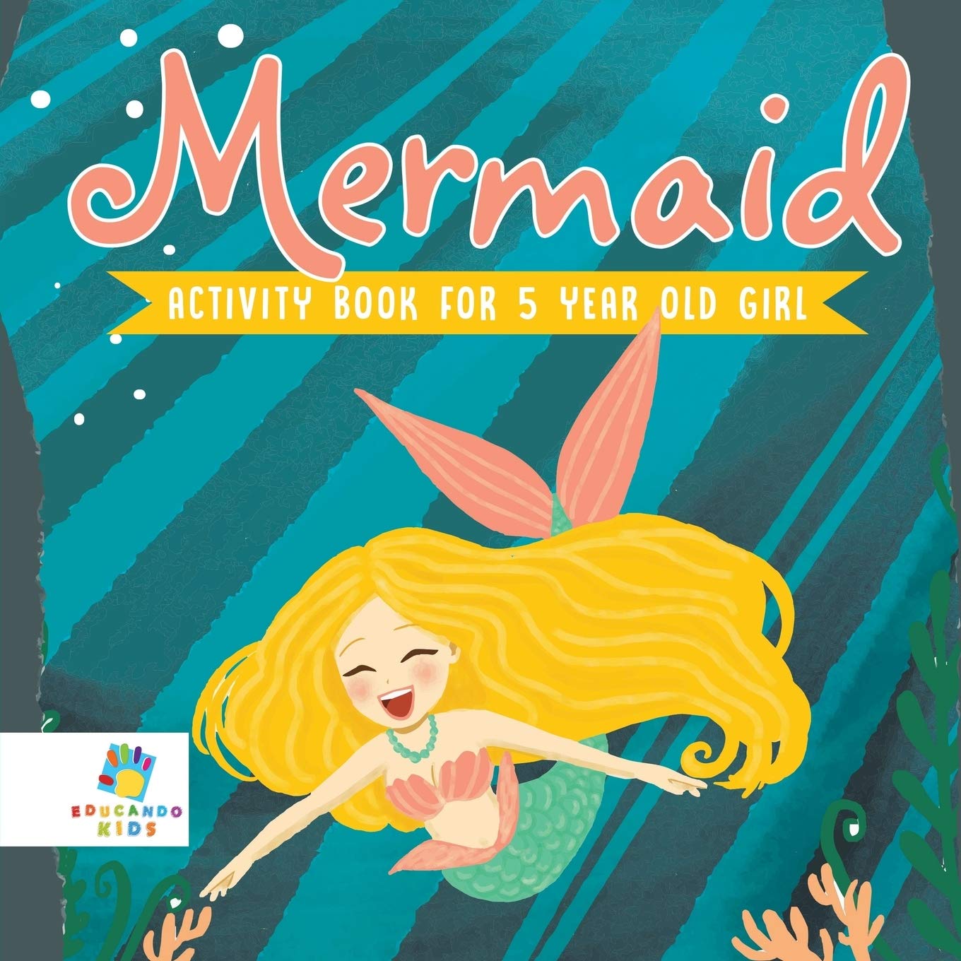 Mermaid Activity Book for 5 Year Old Girl Arts & Music