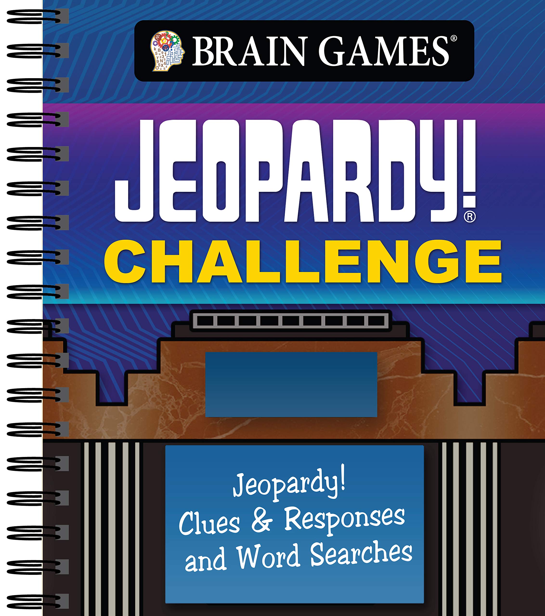 Brain Games Jeopardy Challenge: Jeopardy! Clues & Responses and Word Searches Leisure & Fun